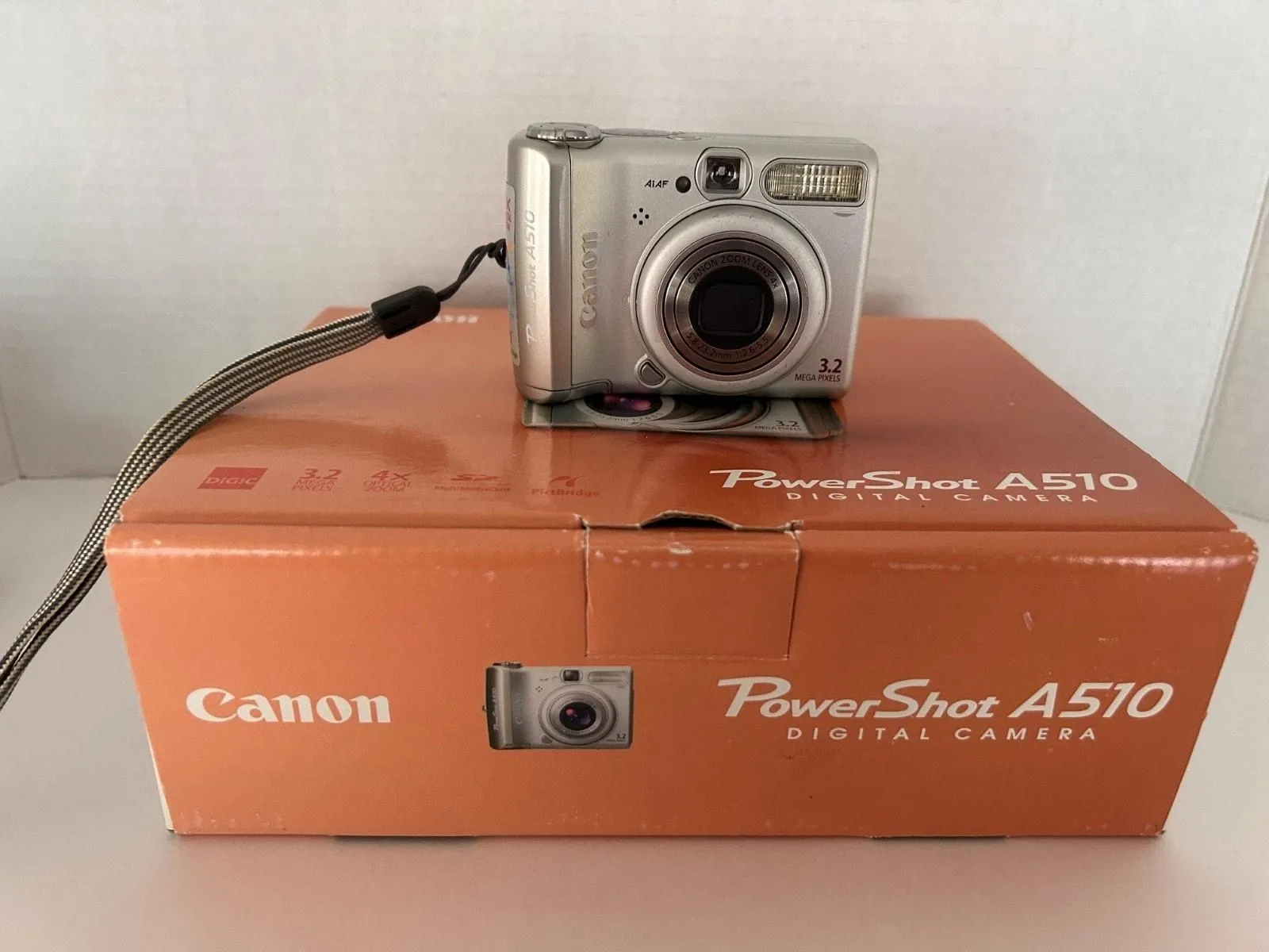 Canon PowerShot A510 3.2MP Digital Camera & SD card Manuals