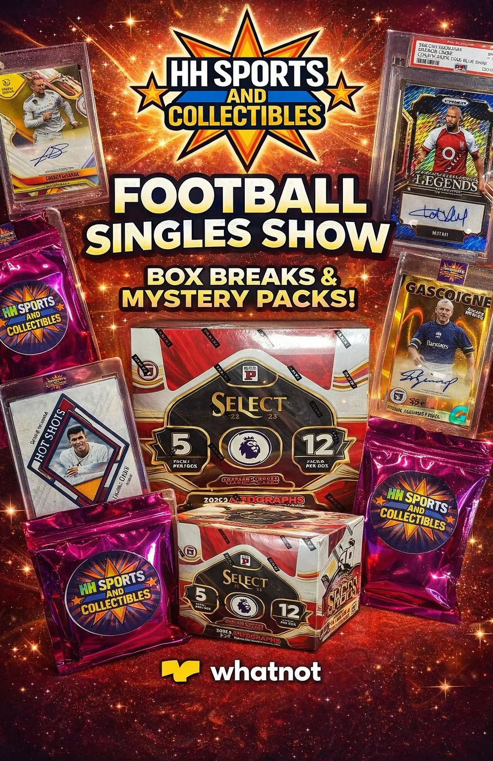 ⚽ Football Singles Autos Only & Mystery Packs! ⚽