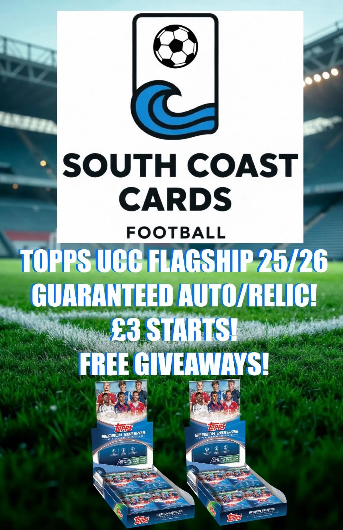 TOPPS UCC FLAGSHIP 25/26 - MASSIVE SPOTS!!