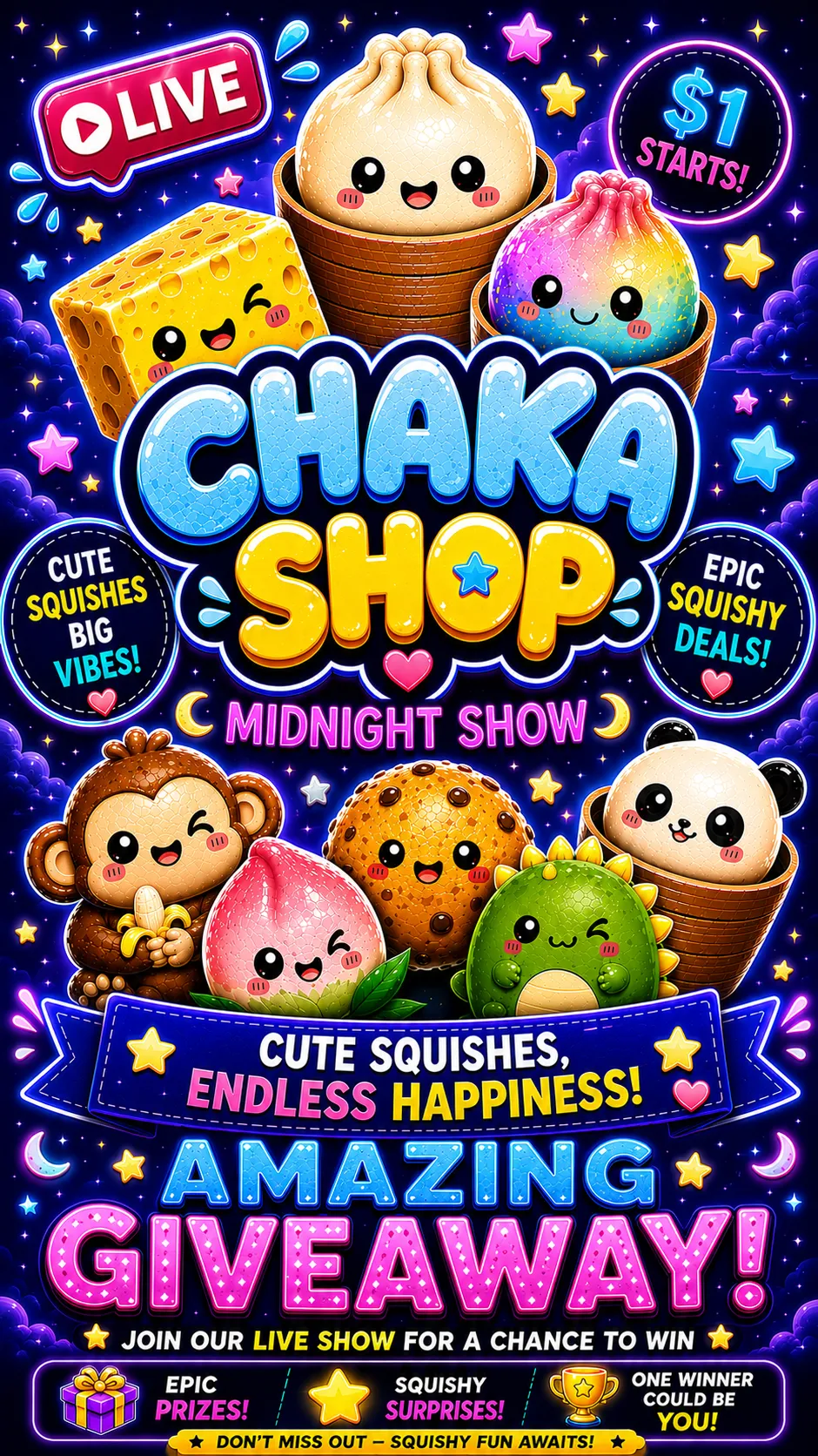 Thumbnail for live show