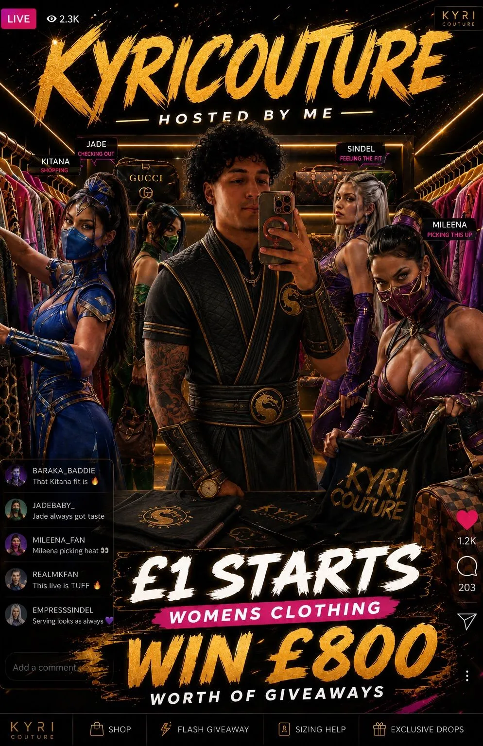 Thumbnail for live show