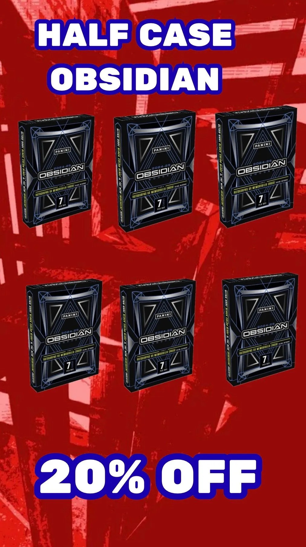 20% OFF ALL SPOTS!! Half Spots GONE!! HALF A CASE BREAK!! £3.5K!! OBSIDIAN!!! 3K FOLLOWERS CELEBRATION!!