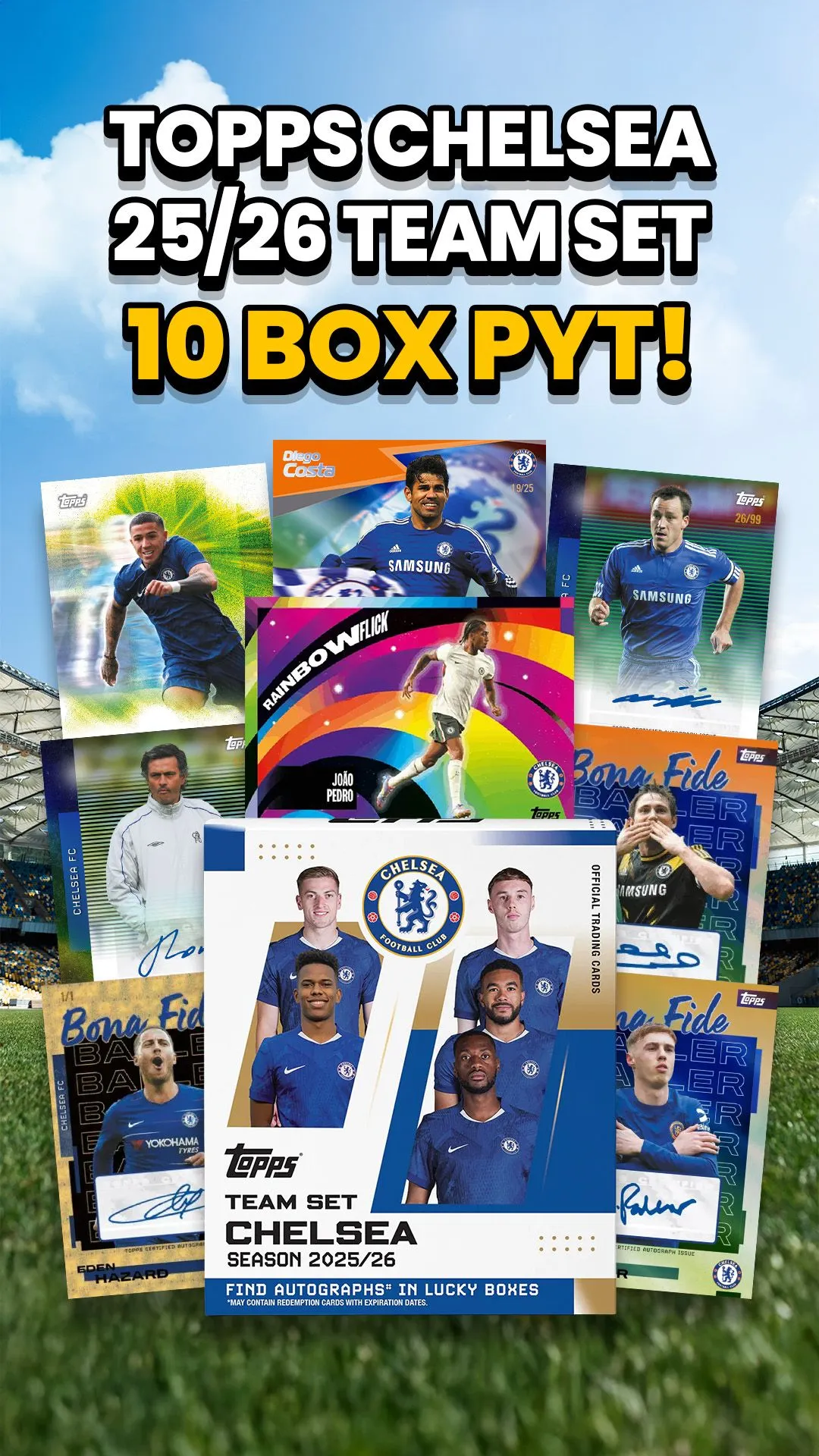 10 BOX PYT! CHELSEA TEAM SET OFFERS ON!! GIVEAWAYS!