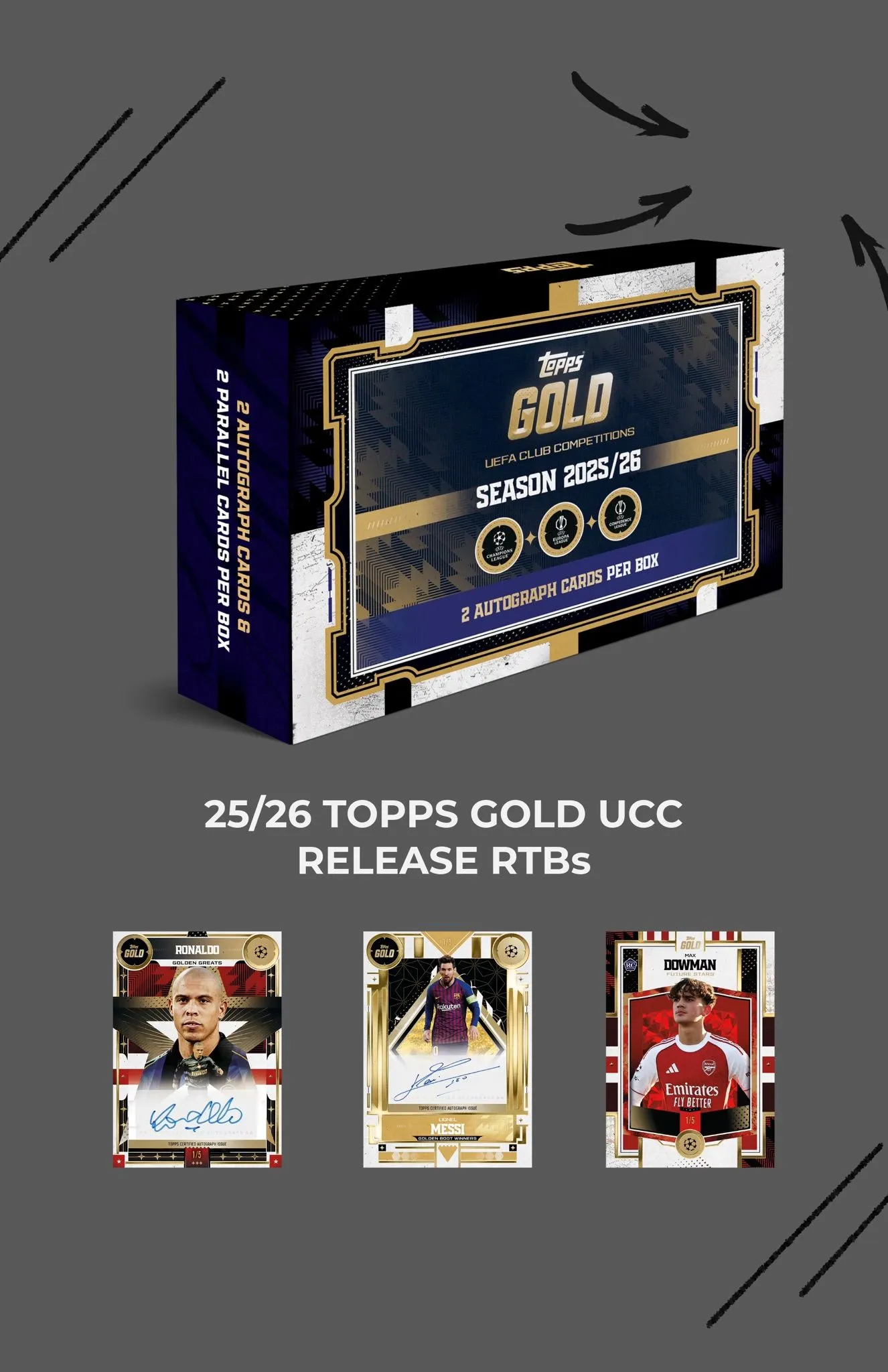 🇩🇪 🔥25/26 TOPPS UCC GOLD RTBs 🔥