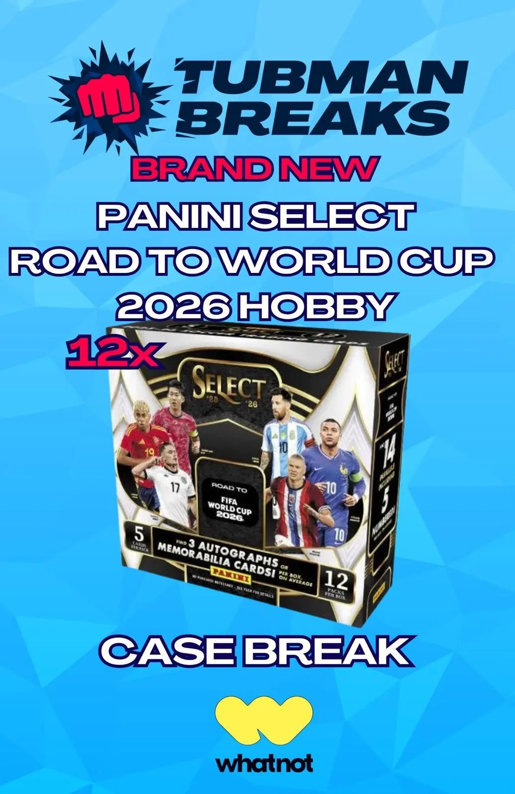 PANINI SELECT ROAD TO WORLD CUP 26 CASE BREAK!