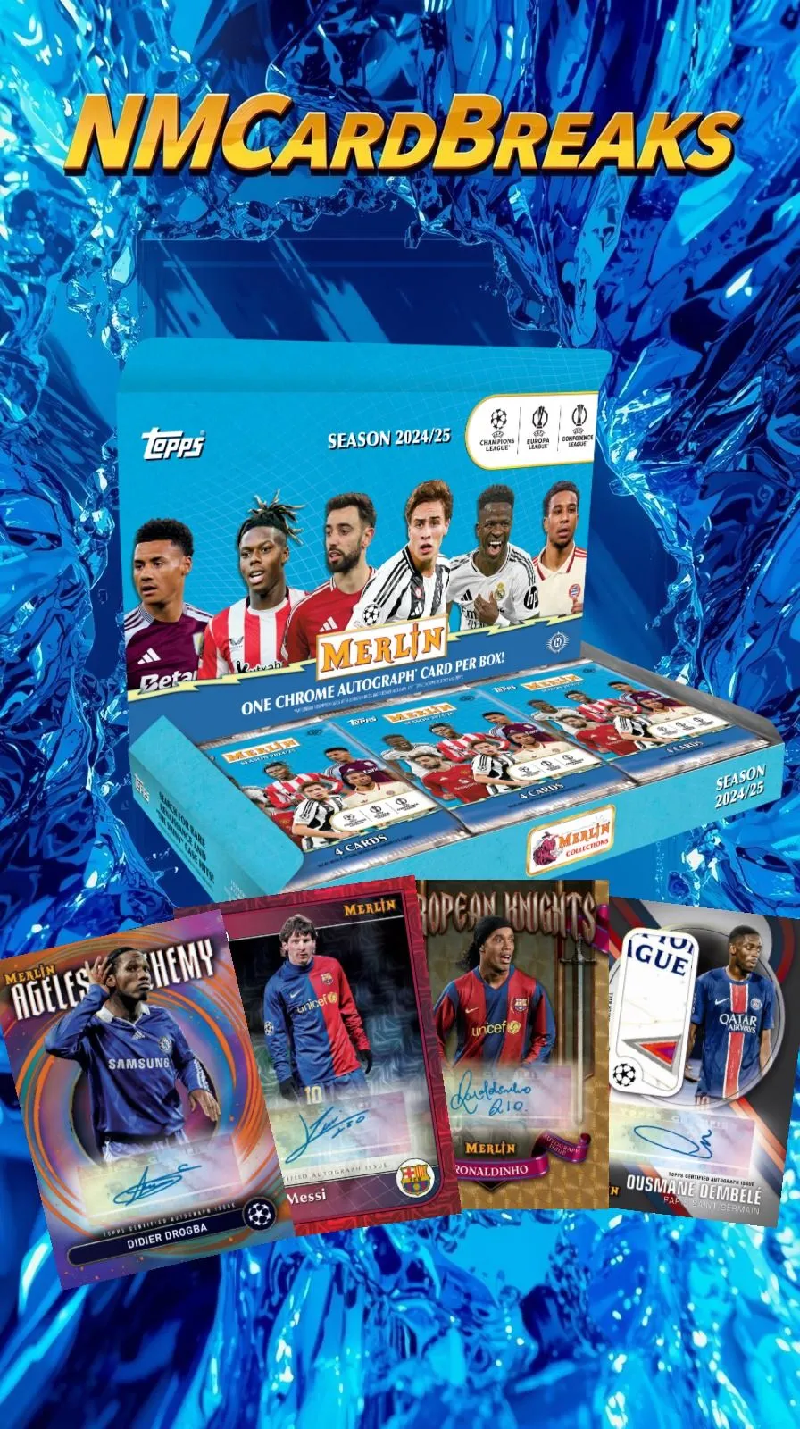 Topps Merlin 24/25 hobby and blaster breaks!