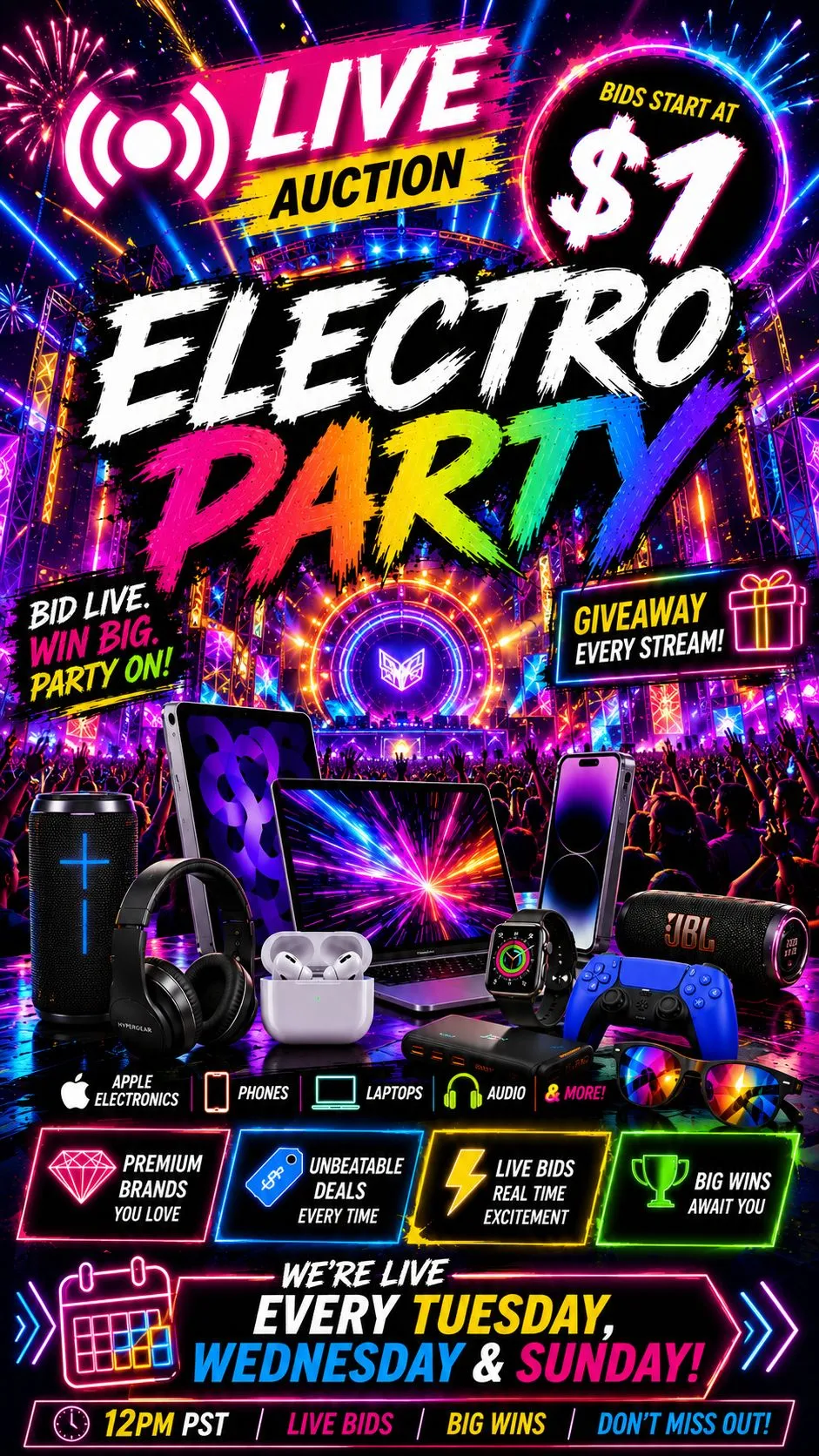 Thumbnail for live show