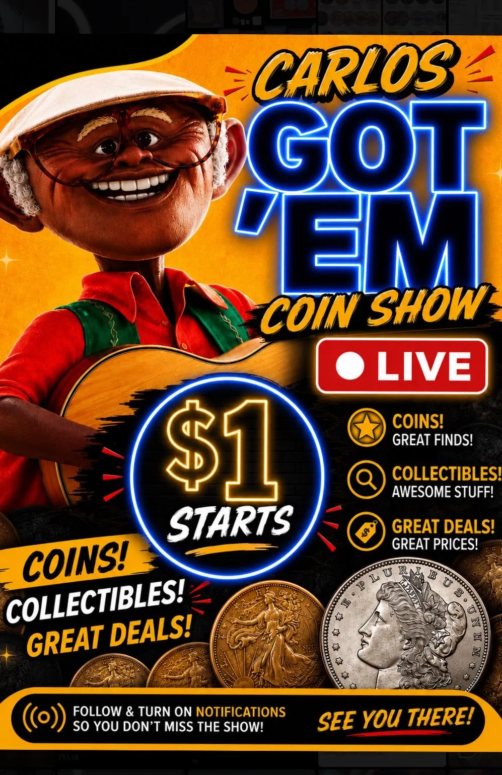 Thumbnail for live show