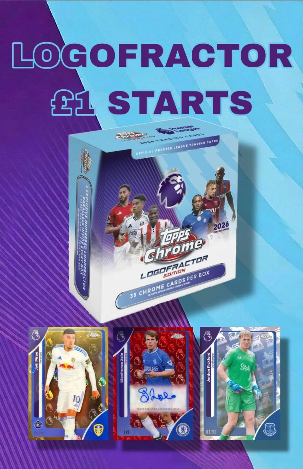 🇬🇧 SEALED PREM CHROME LOGOFRACTOR!!