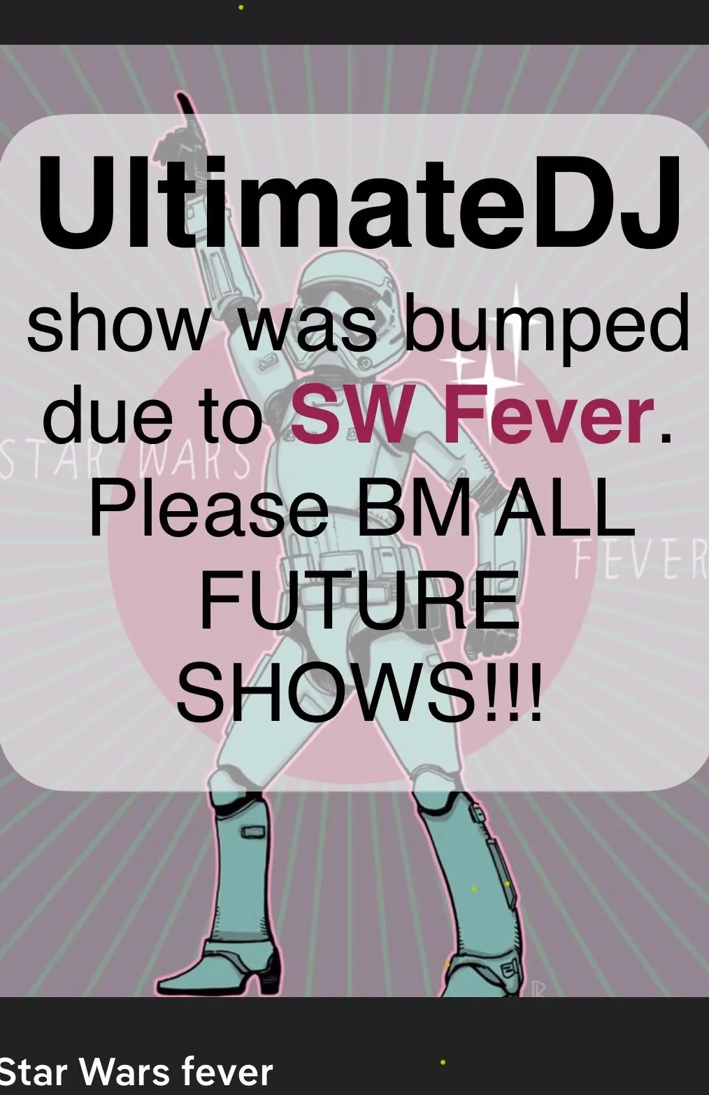 Thumbnail for live show