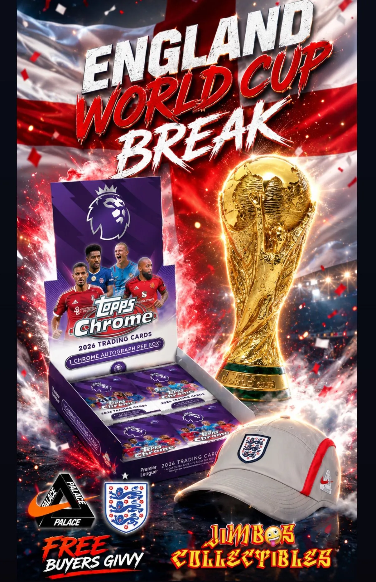 England World Cup kick-off break