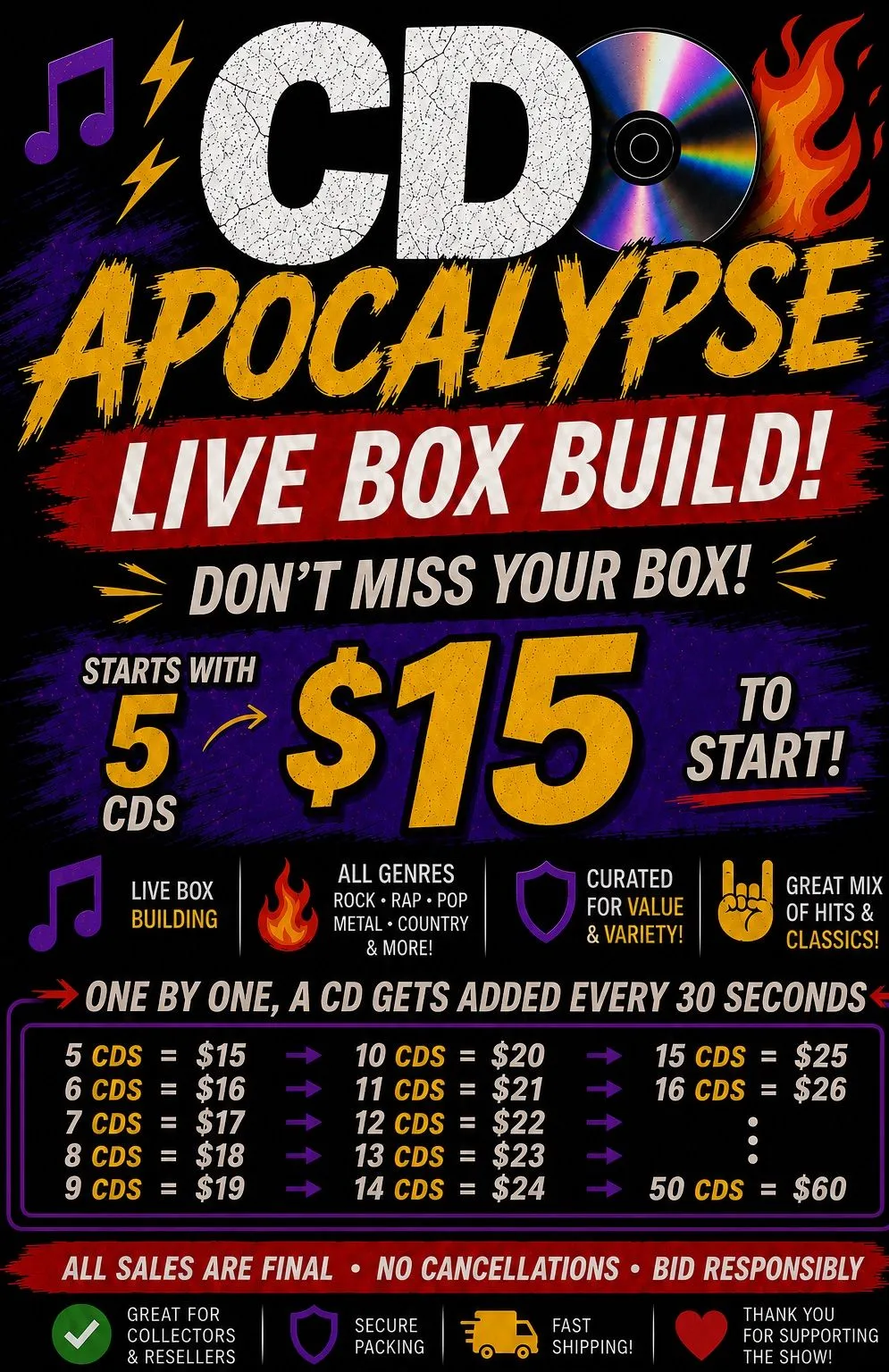 Thumbnail for live show