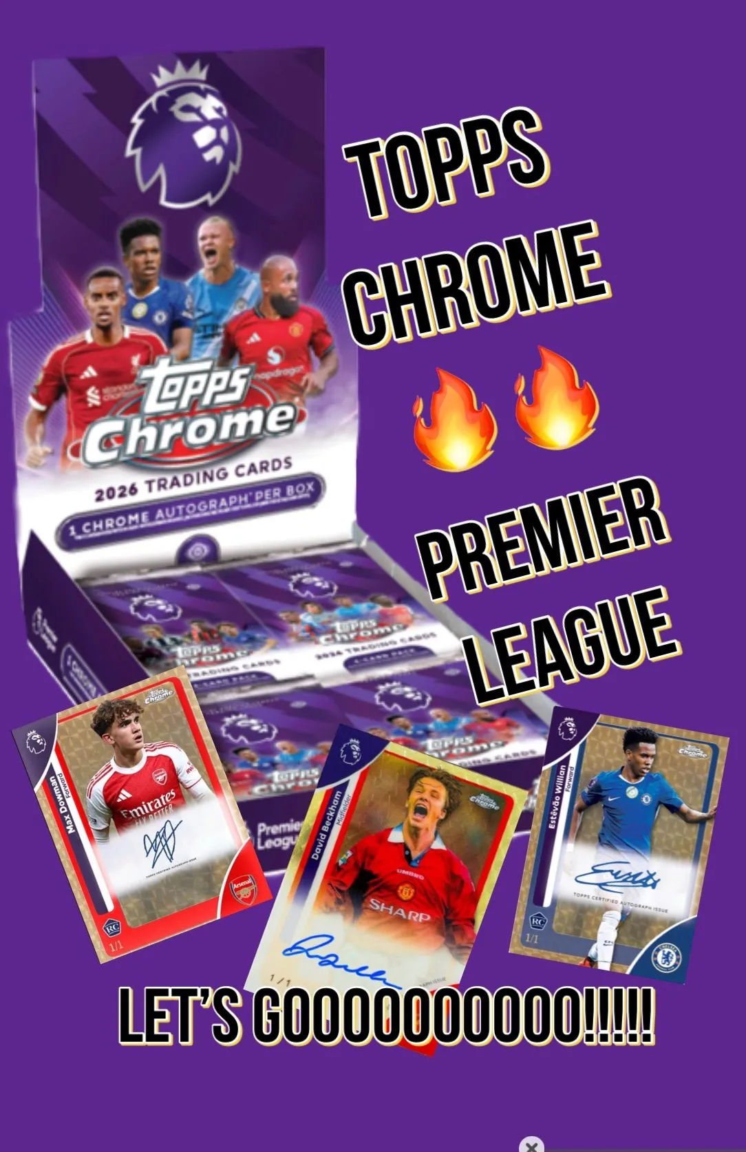 TOPPS CHROME PREM 2026 - LETS GOOOOO!!!!!