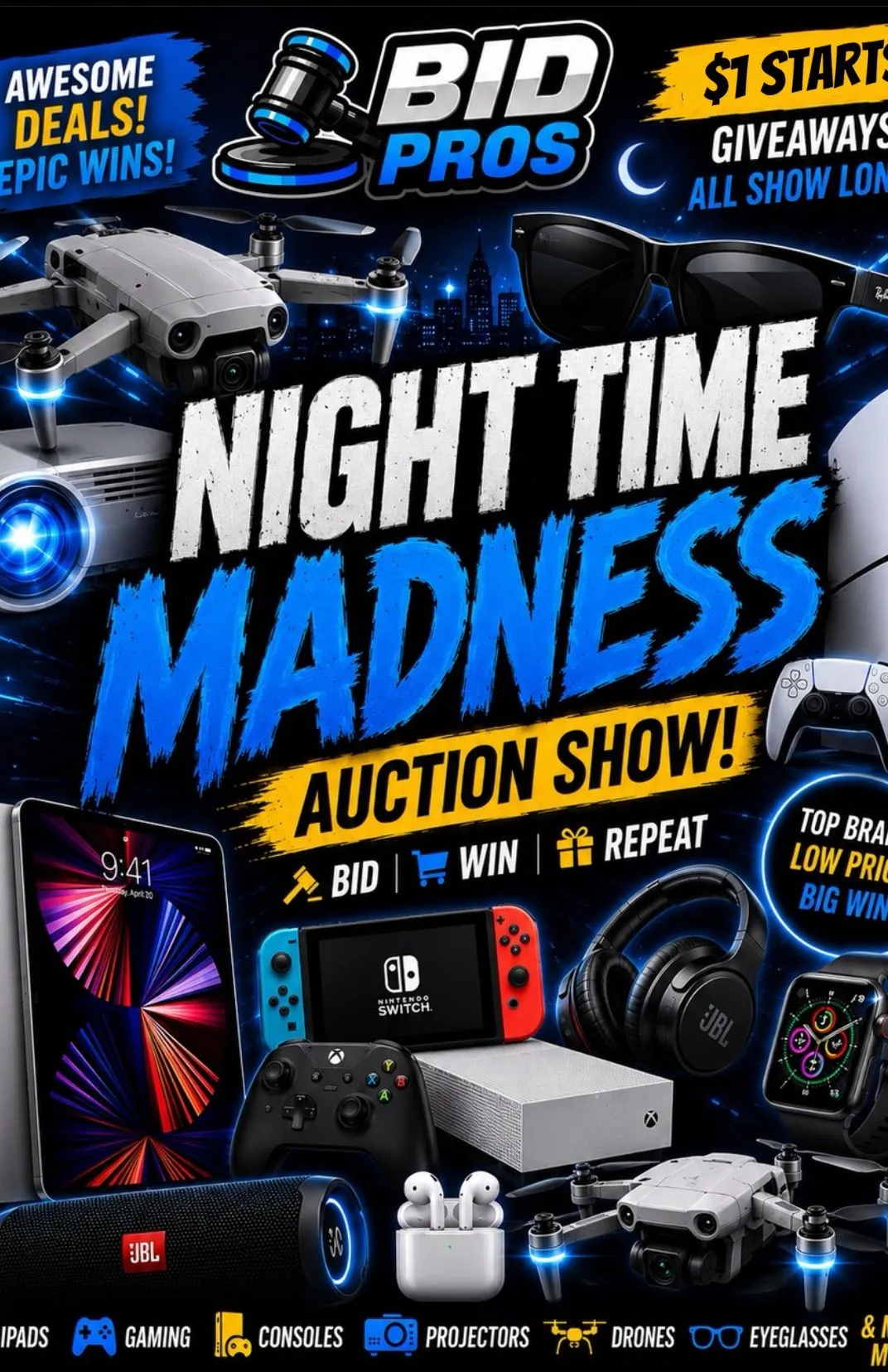 Thumbnail for live show