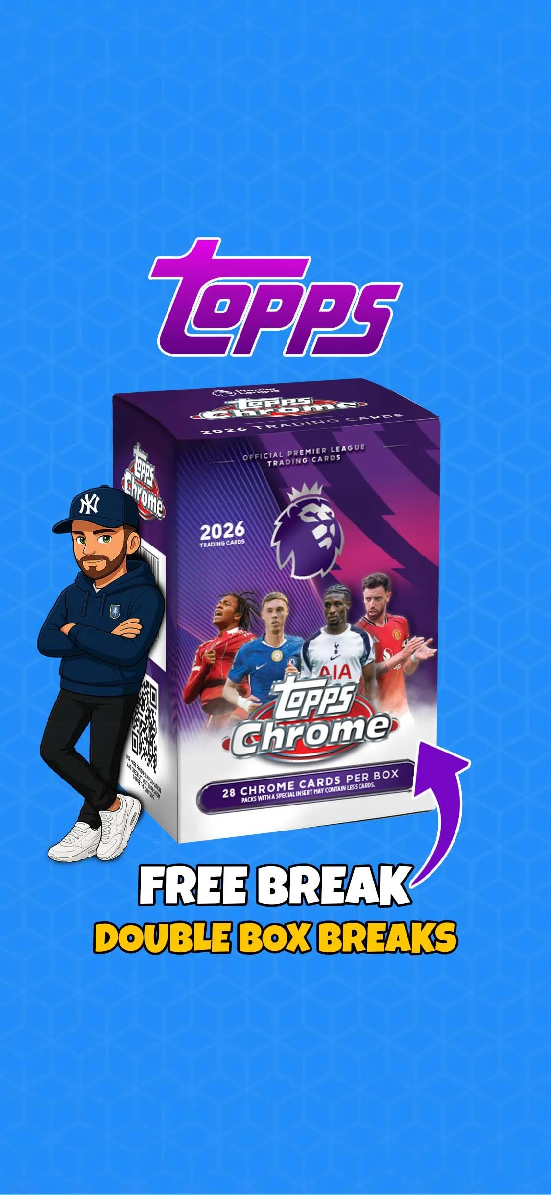 FREE BREAK💥DOUBLE BOX BREAKS💥TOPPS CHROME BLASTERS💥