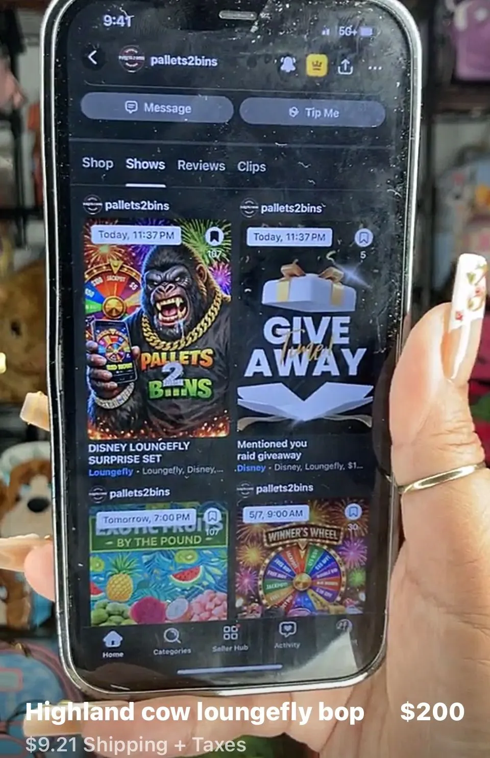 Thumbnail for live show