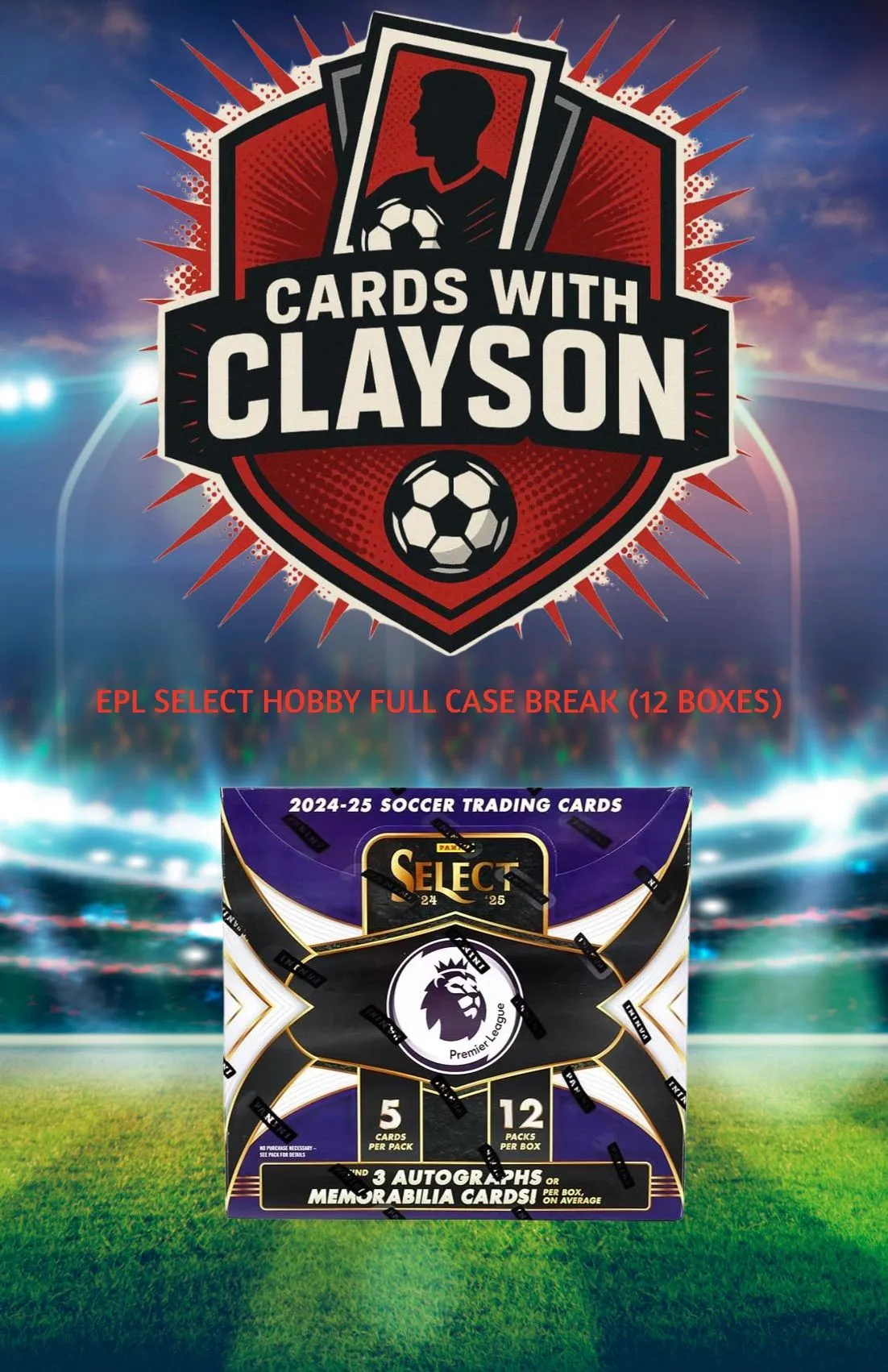 EPL SELECT HOBBY FULL CASE BREAK(12 BOXES)