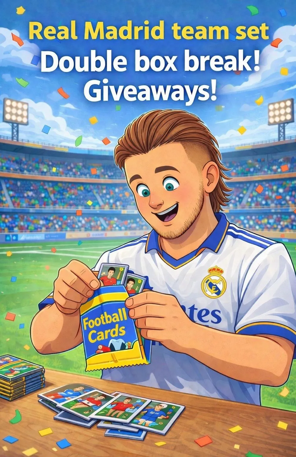 🇬🇧 Real Madrid 25/26 Team Set Double Box Break!!