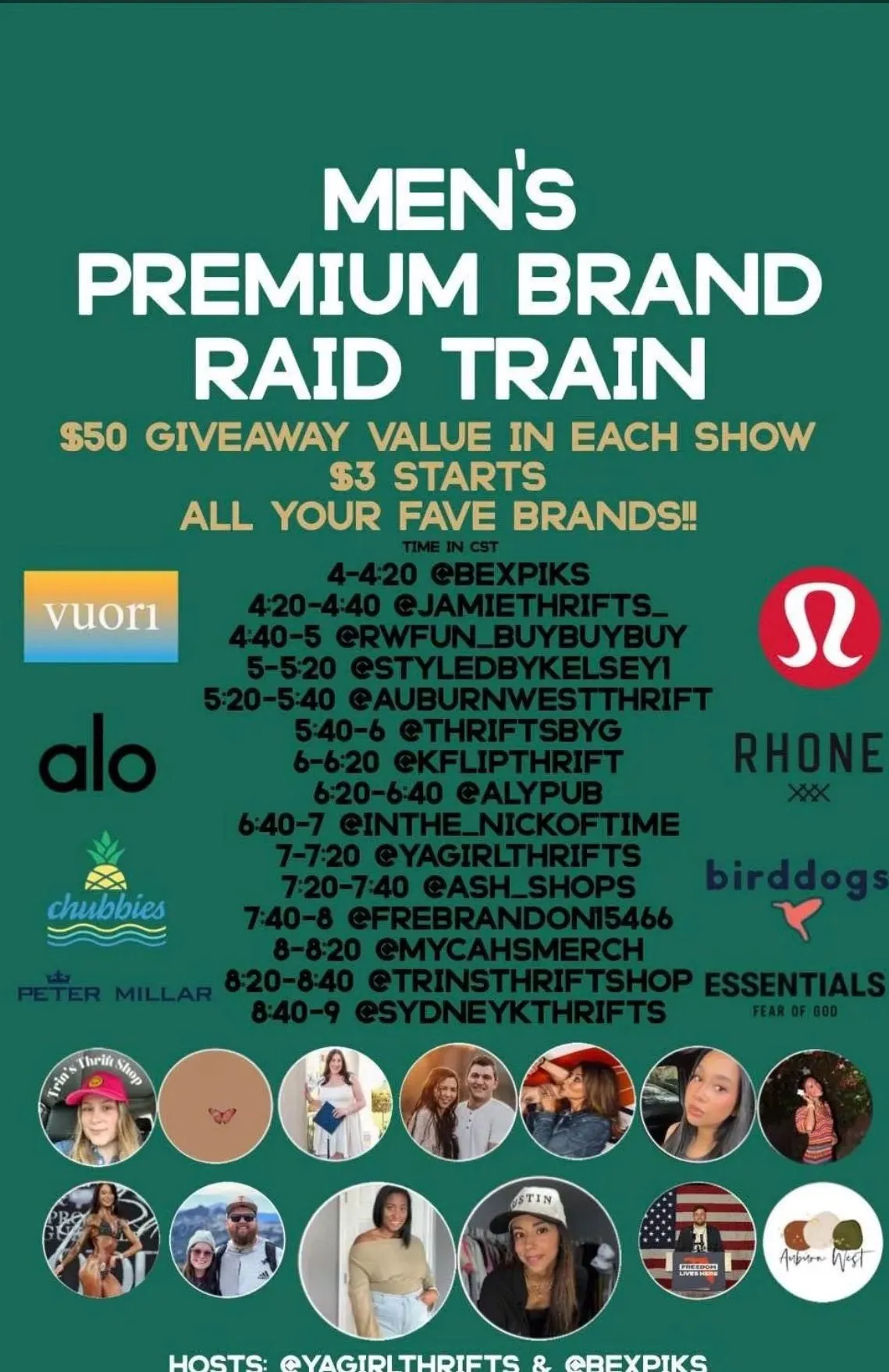 Thumbnail for live show