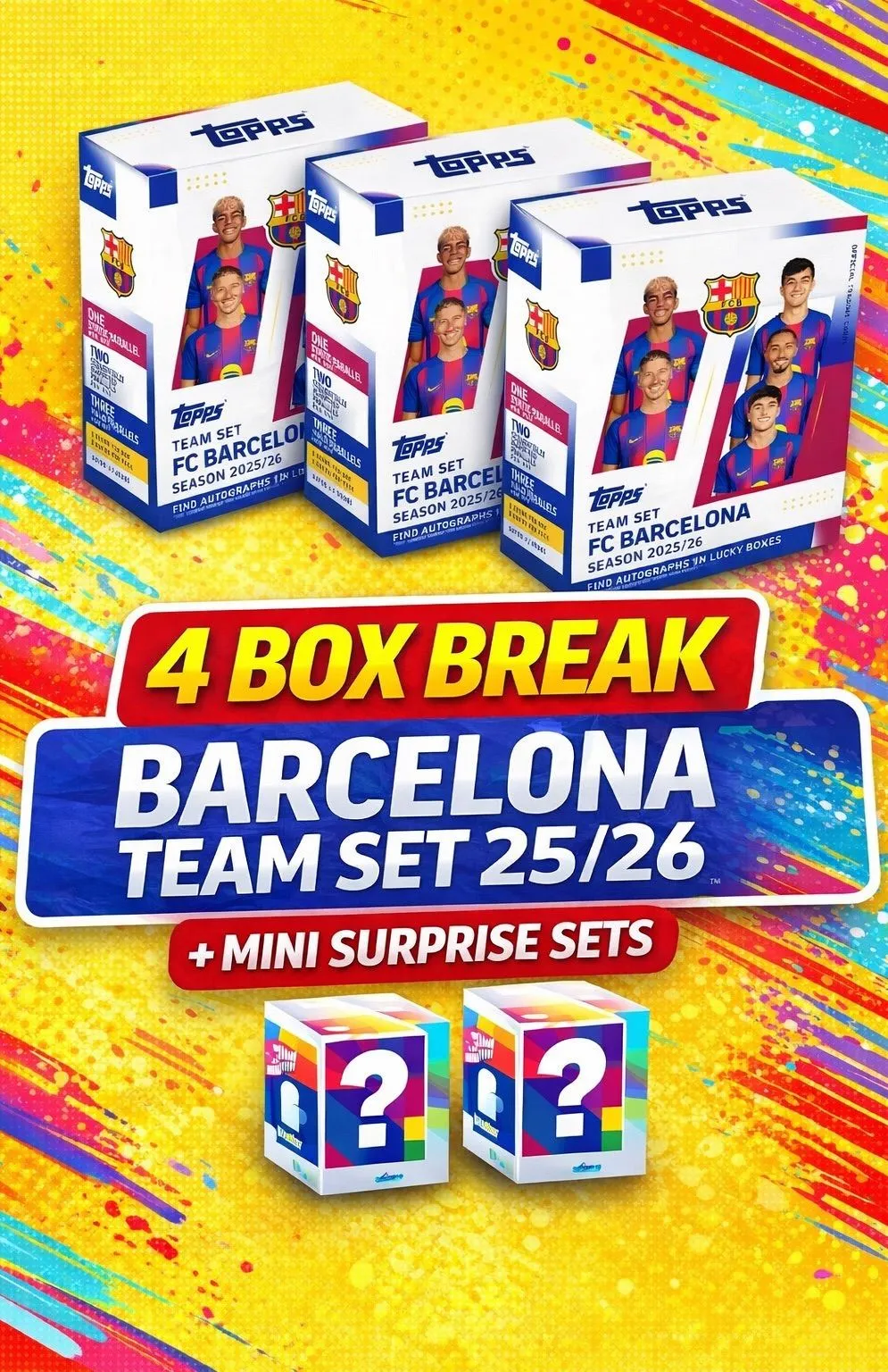 4 BOX BREAK - BARCELONA TEAM SETS 25/26