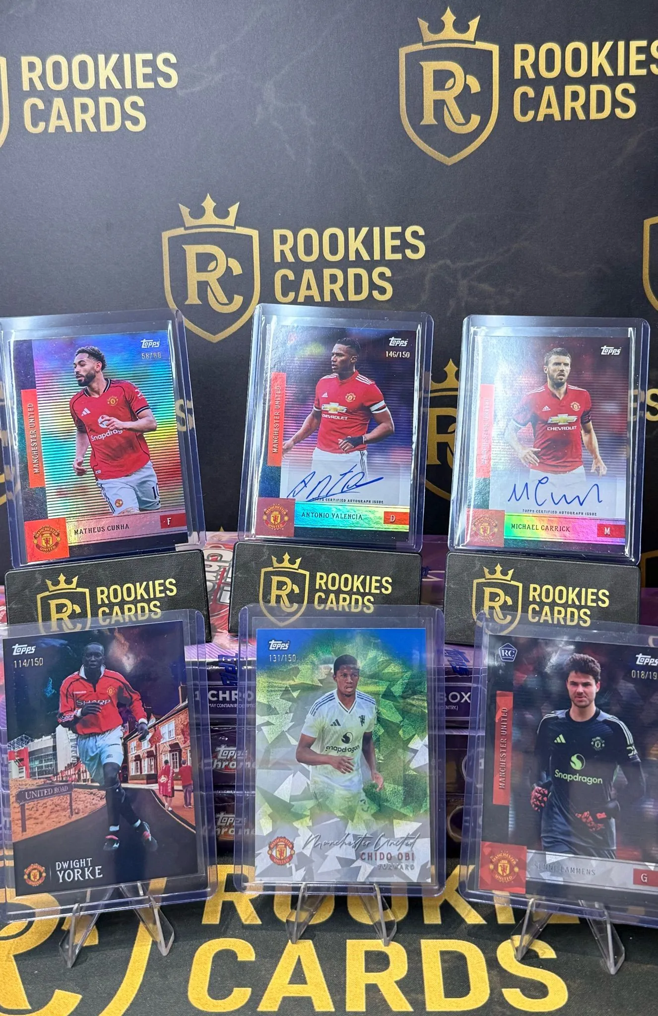 Manchester United Team Set Break | Autos, Parallels & Legends 🔴
