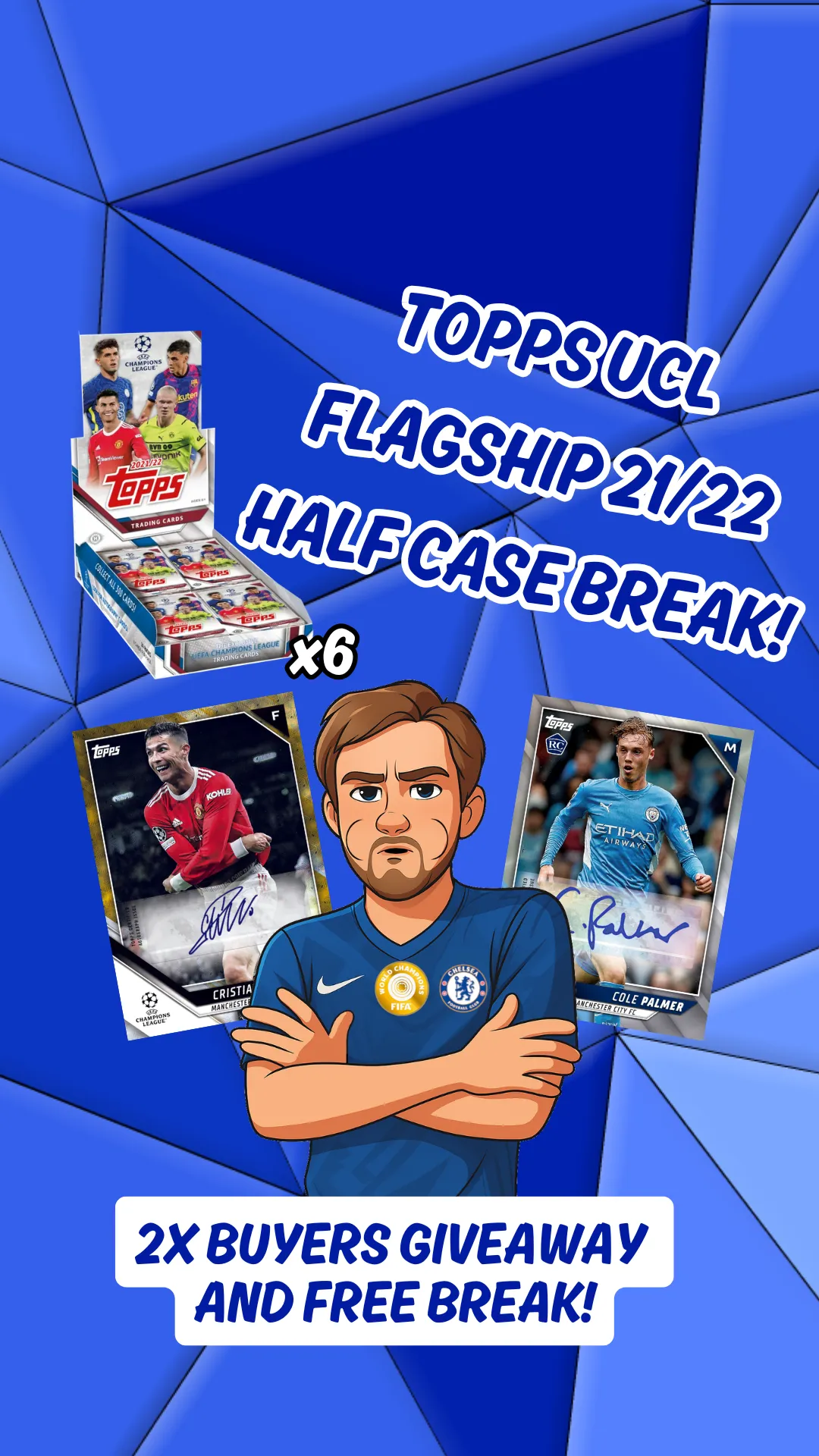 *SPOTS LIVE* TOPPS UCL FLAGSHIP 21/22 HALF CASE BREAK WITH BUYERS GIVEAWAY!