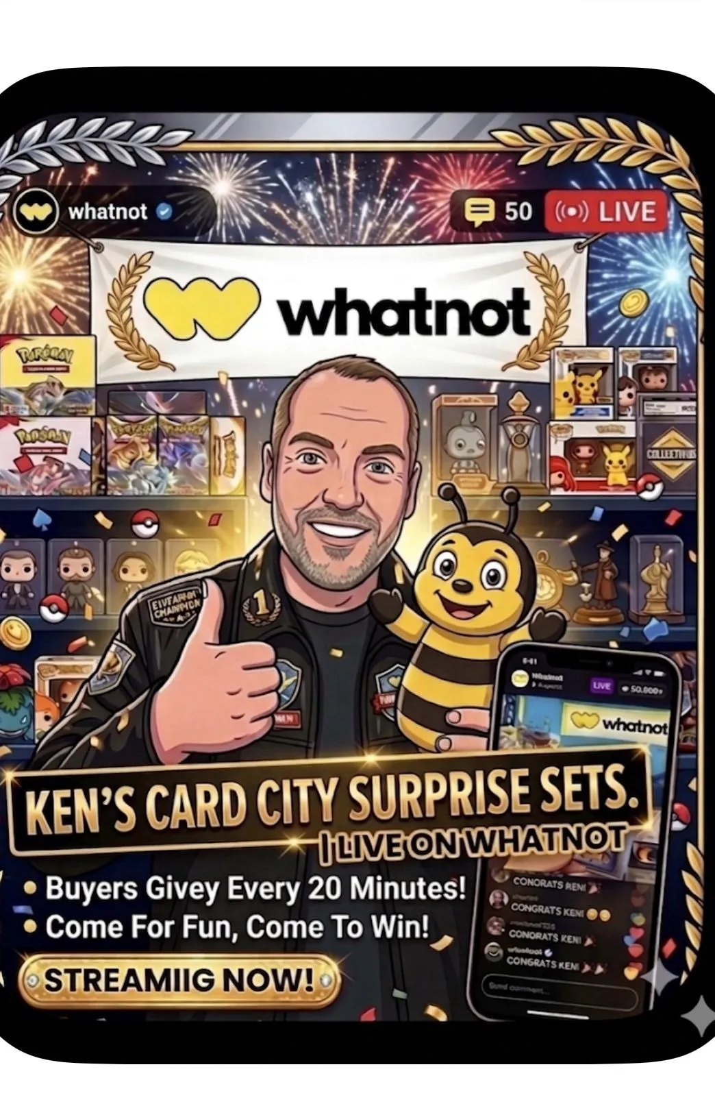 Thumbnail for live show