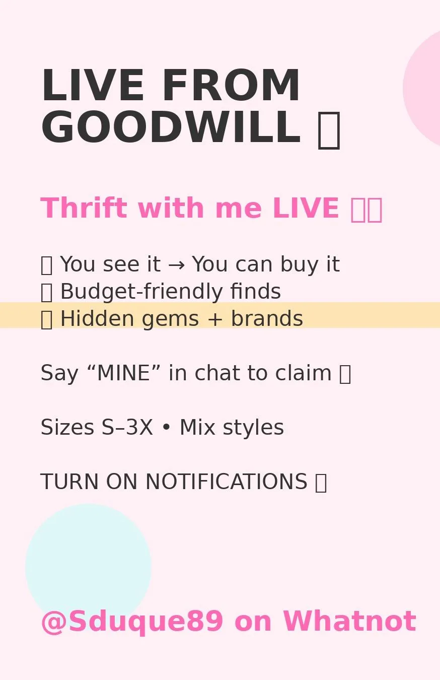 Thumbnail for live show