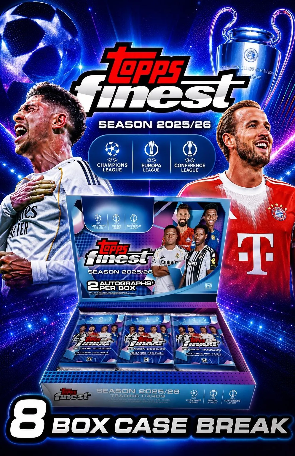 FINEST CASE BREAK! 2025/26 TOPPS UCC FINEST CASE BREAK