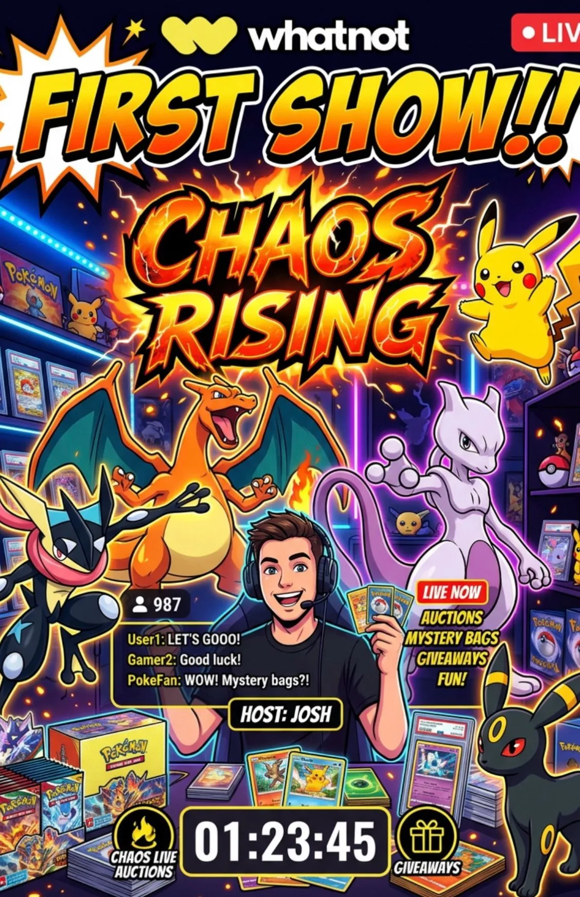 Thumbnail for live show