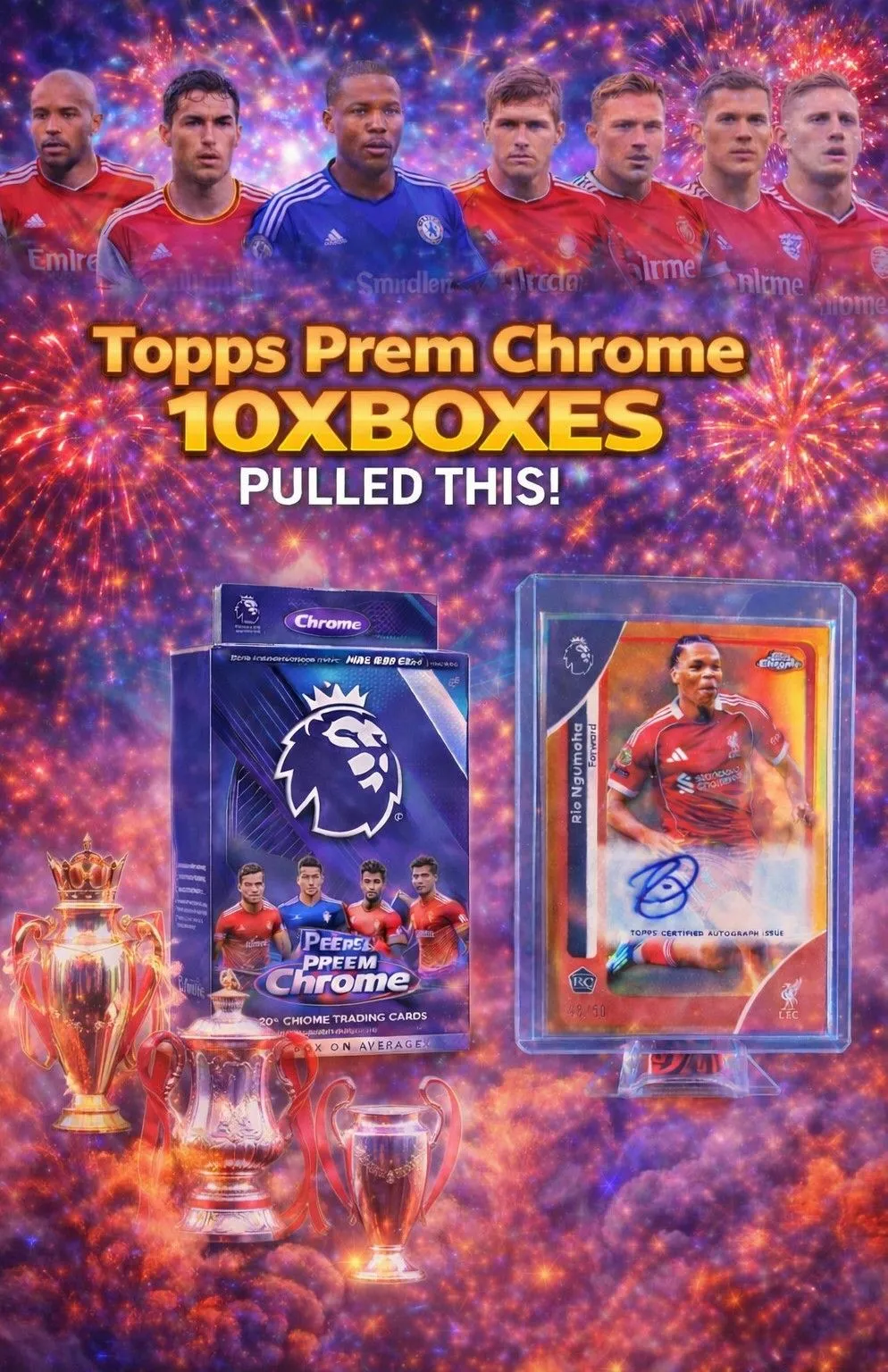 🇬🇧 Topps chrome hangers 10x  boxes PYT/P 🚨🚨🚨🚨🔥🔥🔥