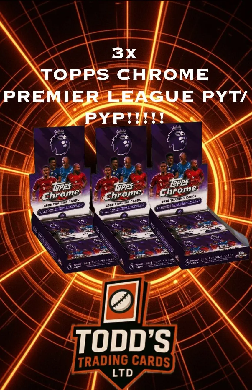 FREE BOX!!!!Triple Box TOPPS Chrome Premier league Hobby PYT/PYP!!!!!