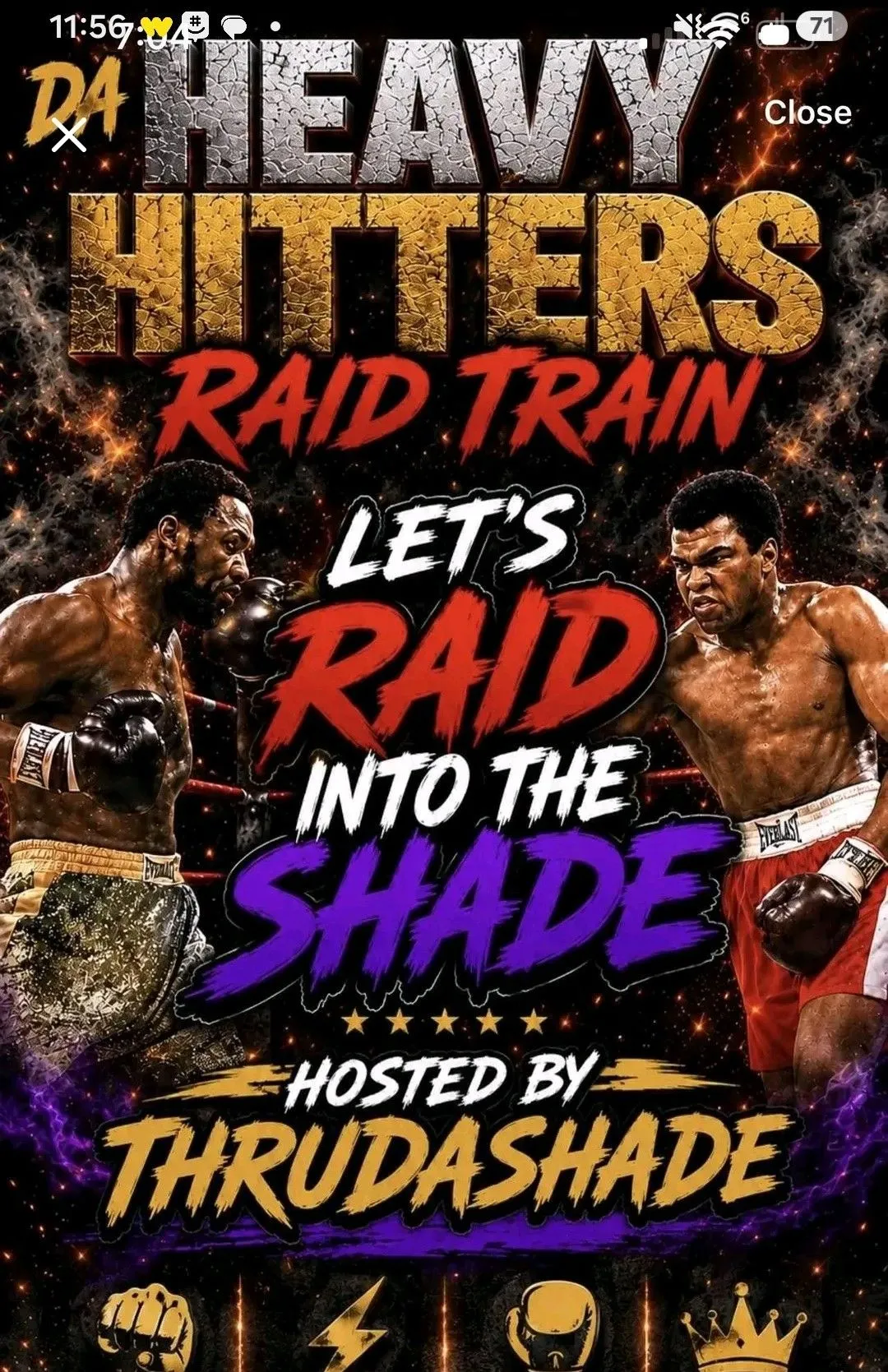 Thumbnail for live show