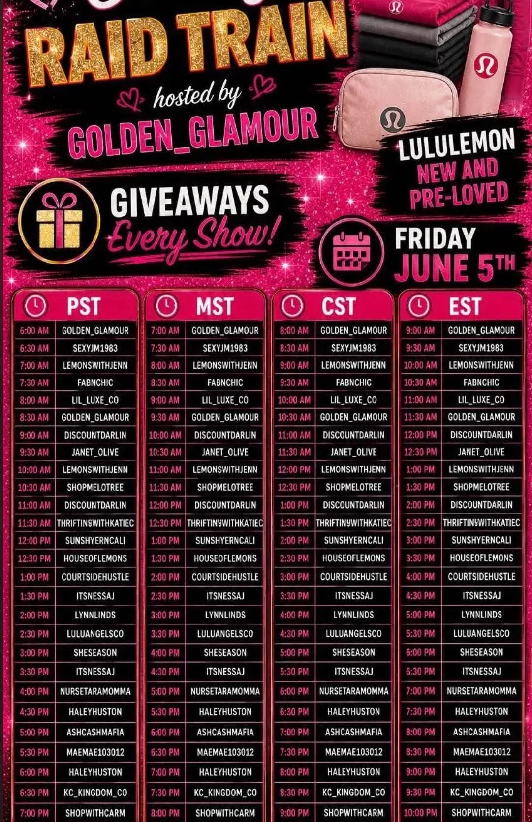 Thumbnail for live show