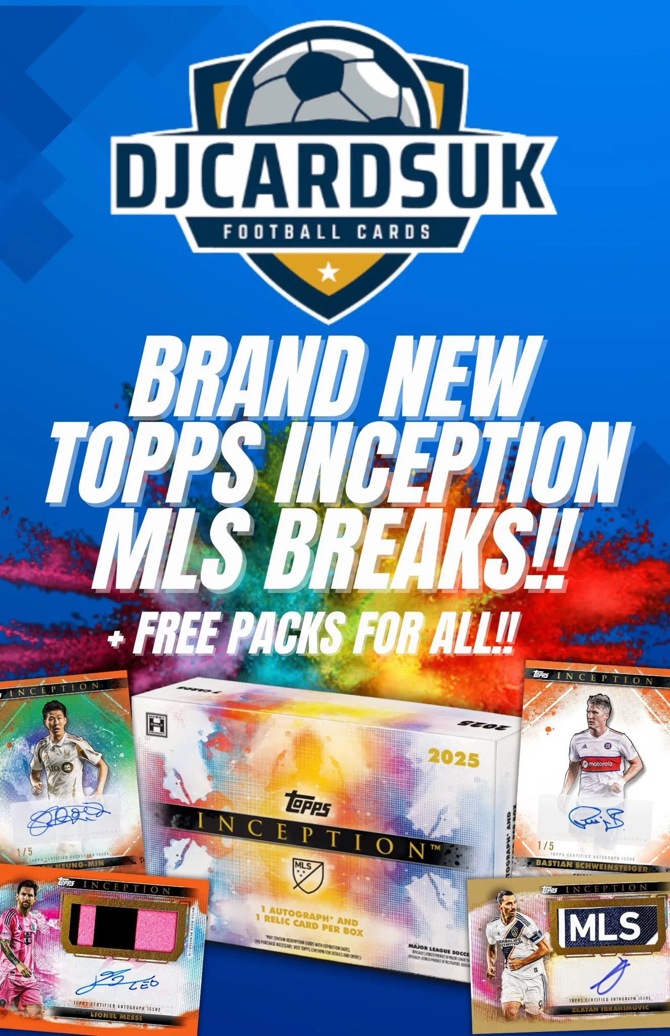 BRAND NEW INCEPTION MLS!! MESSI AUTOS?! 🤯 + FREE PACKS FOR ALL!!