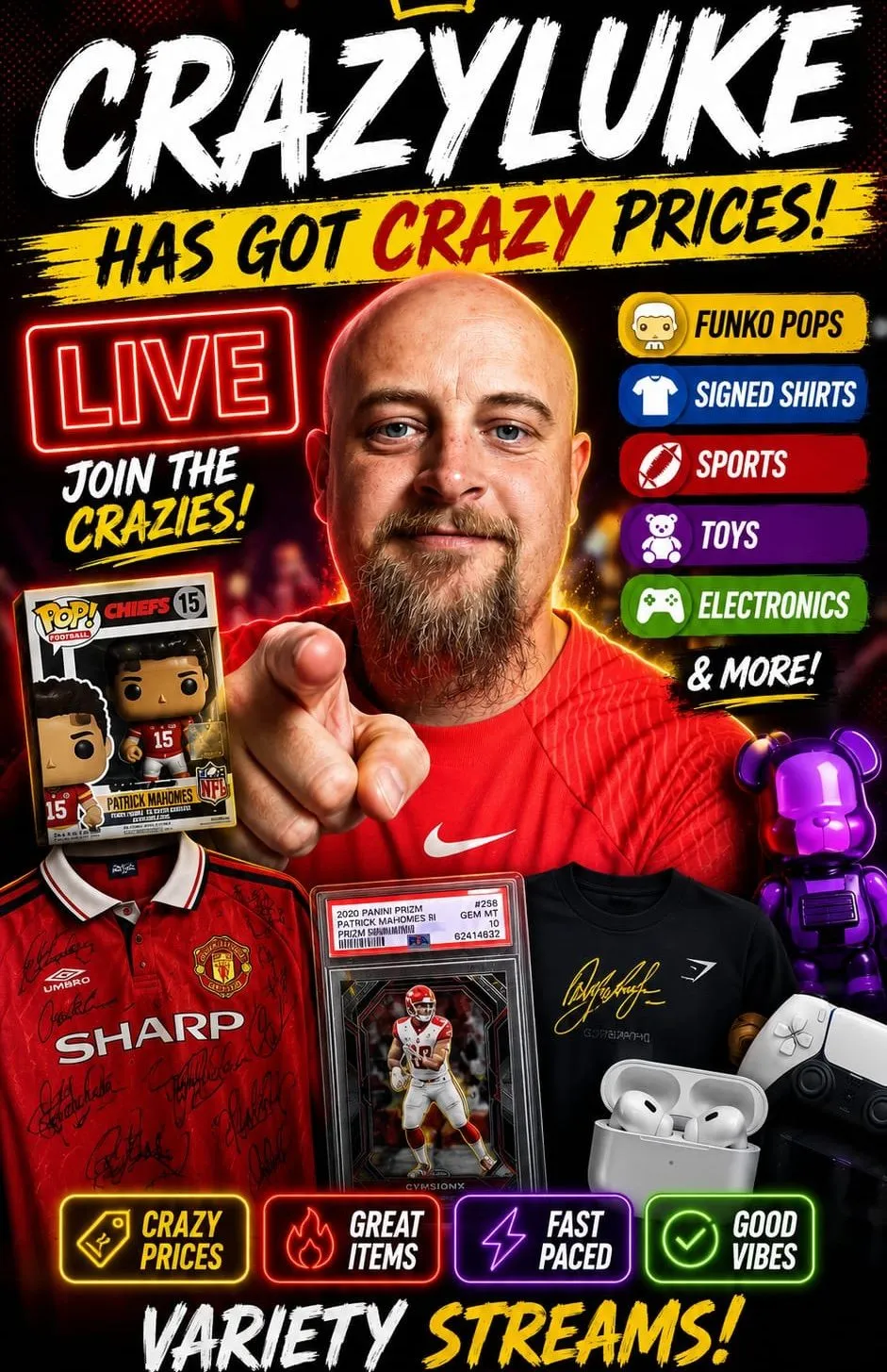 Thumbnail for live show
