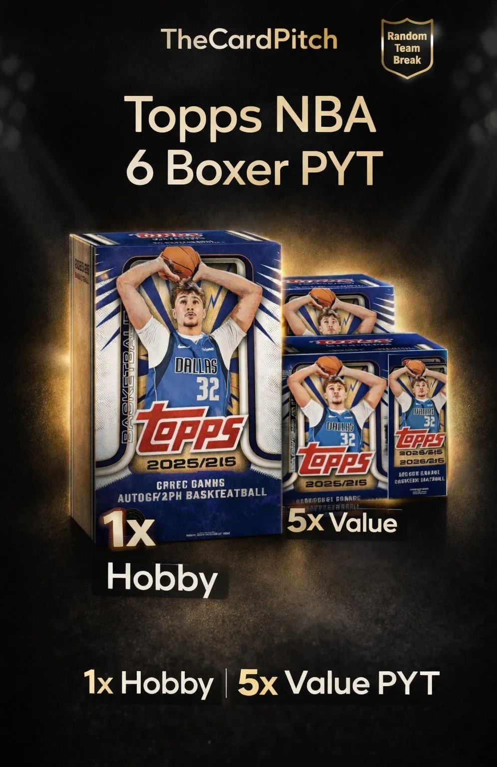 🇩🇪 6 Boxer Topps NBA 25/26 PYT