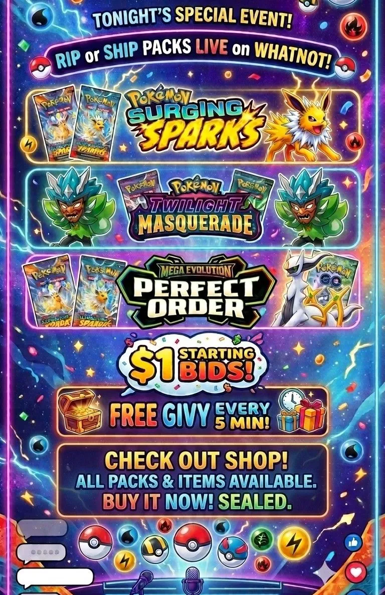Thumbnail for live show