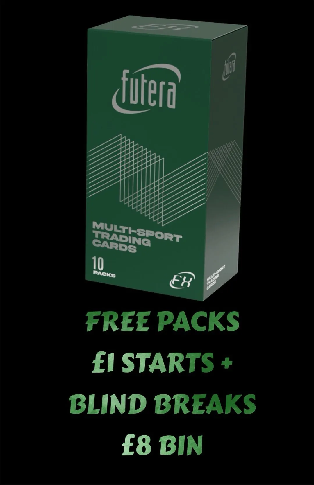 🇬🇧 FREE PACKS! £1 STARTS + £8 BLIND BREAKS! FUTERA MULTI-SPORT