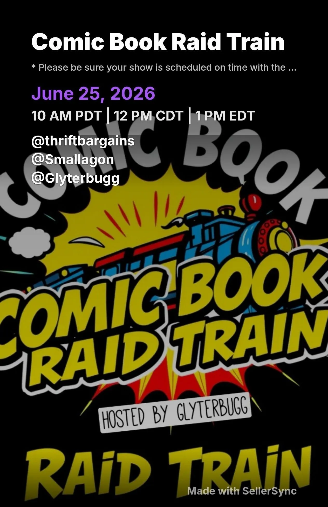 Thumbnail for live show