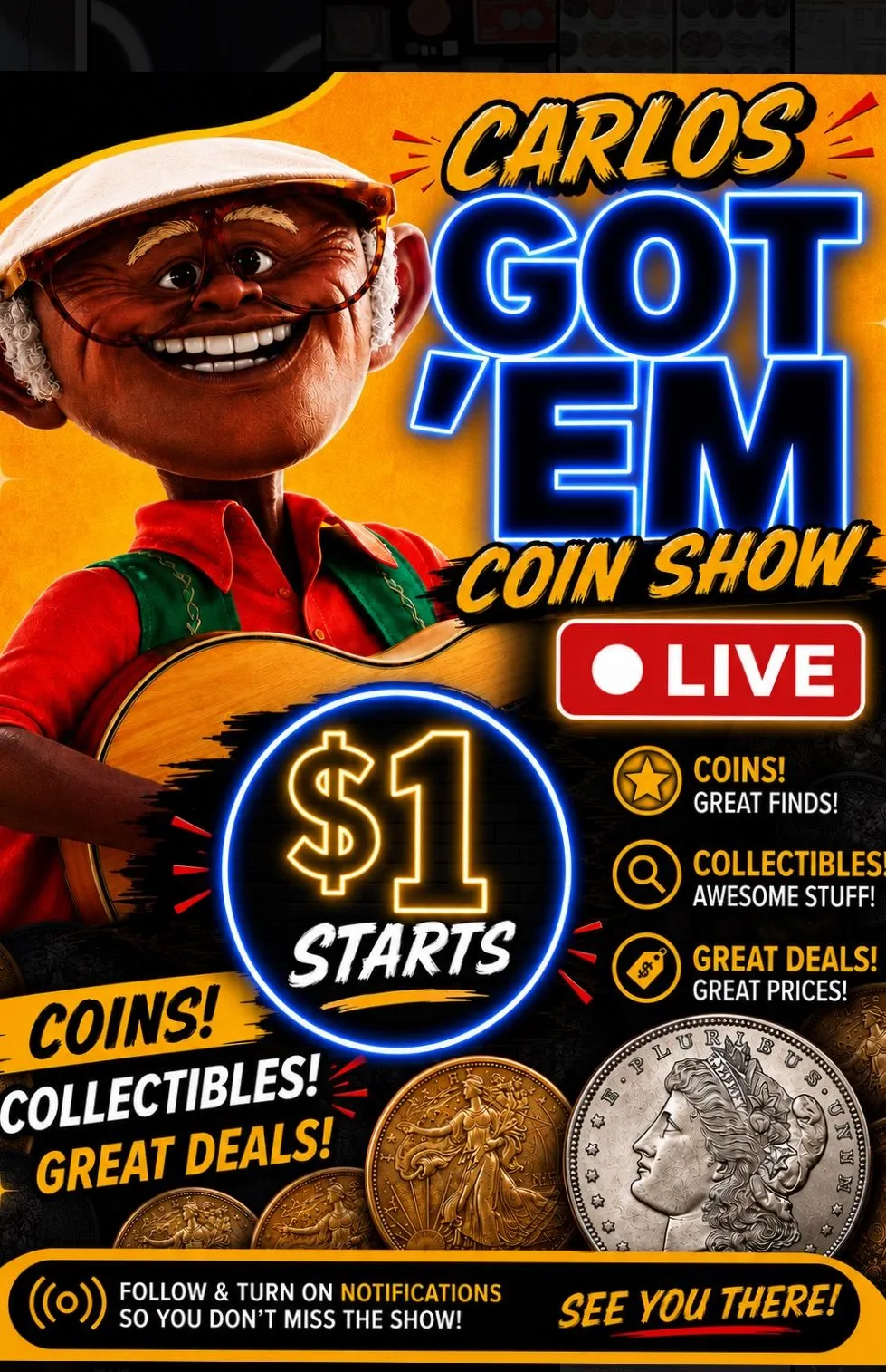 Thumbnail for live show