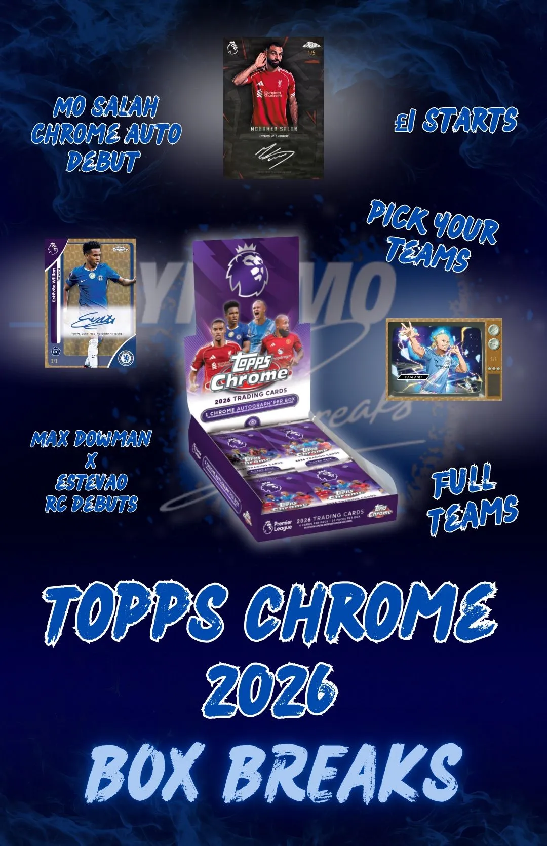 TOPPS CHROME 2026 PREMIER LEAGUE - RELEASE DAY