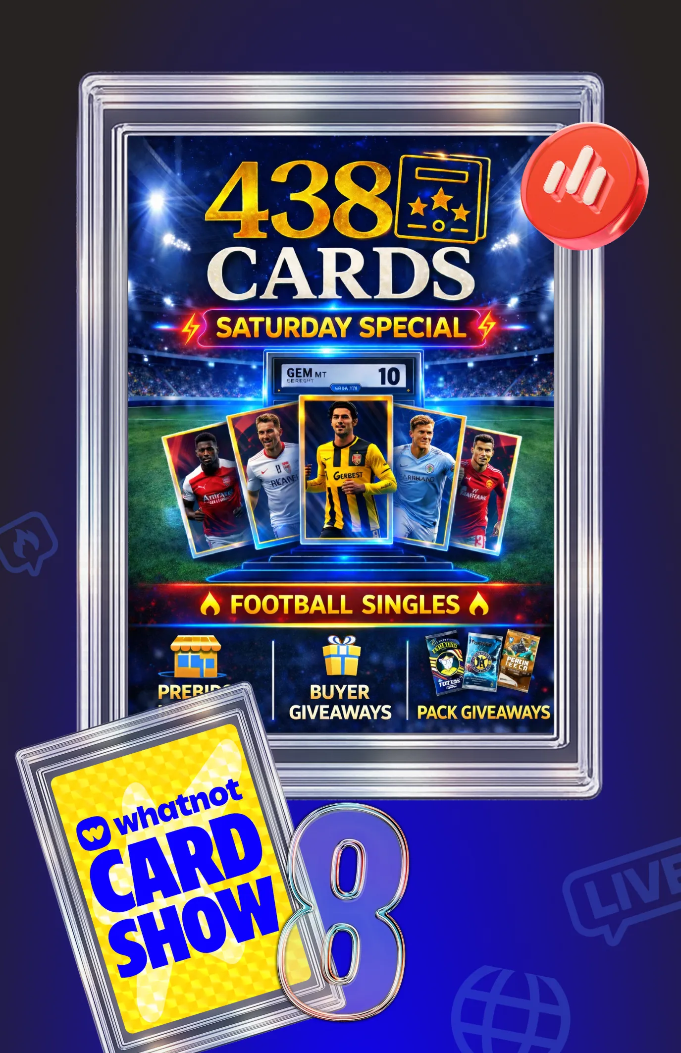 SATURDAY SPECIAL!!🔥⚽PREBIDS LIVE💥FREE SHIPPING, PACKS & BUYERS GIVVYS!!🎁🚤