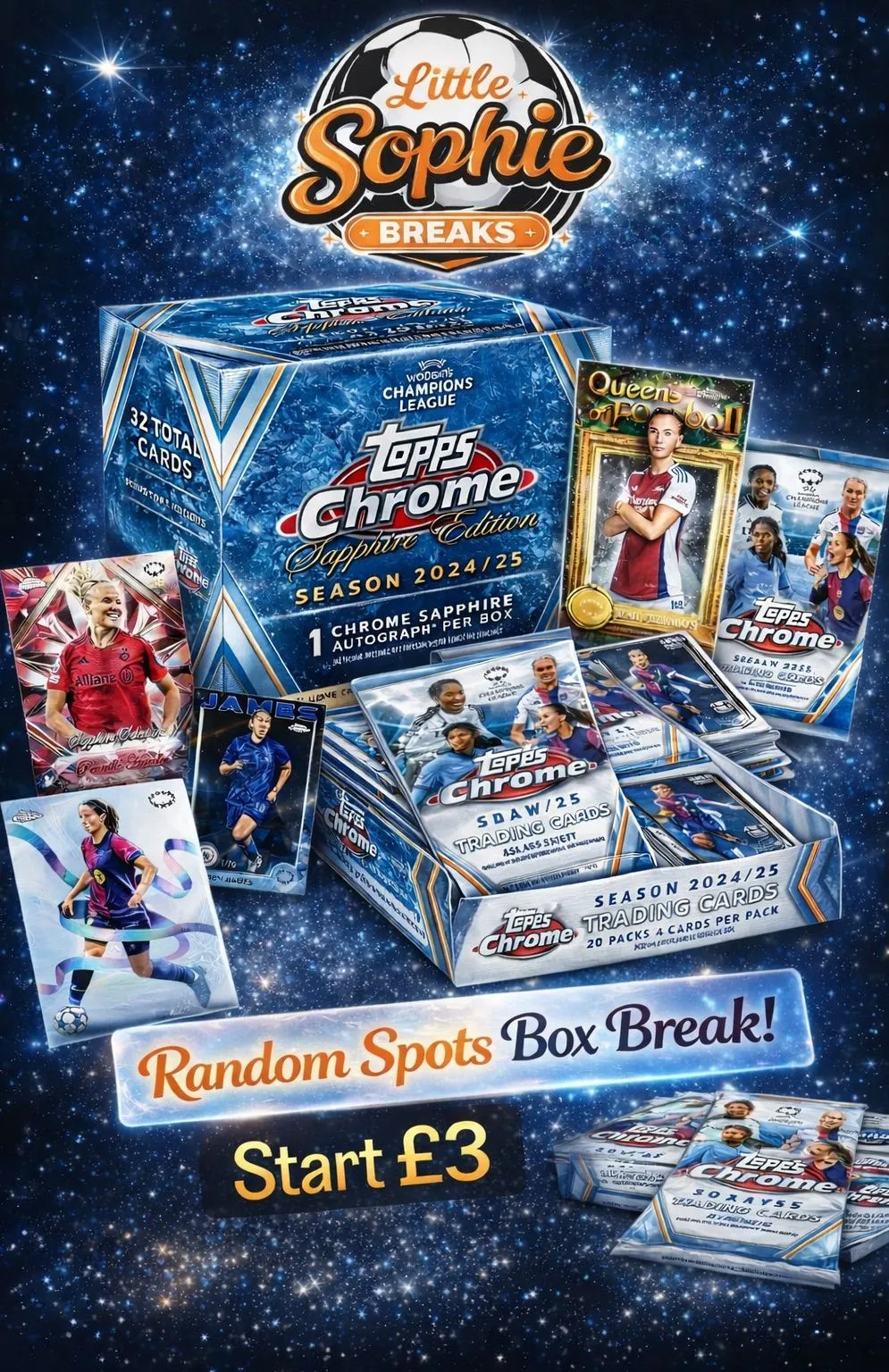 WOMENS BOX2BOX SAPPHIRE AND CHROME 24/25