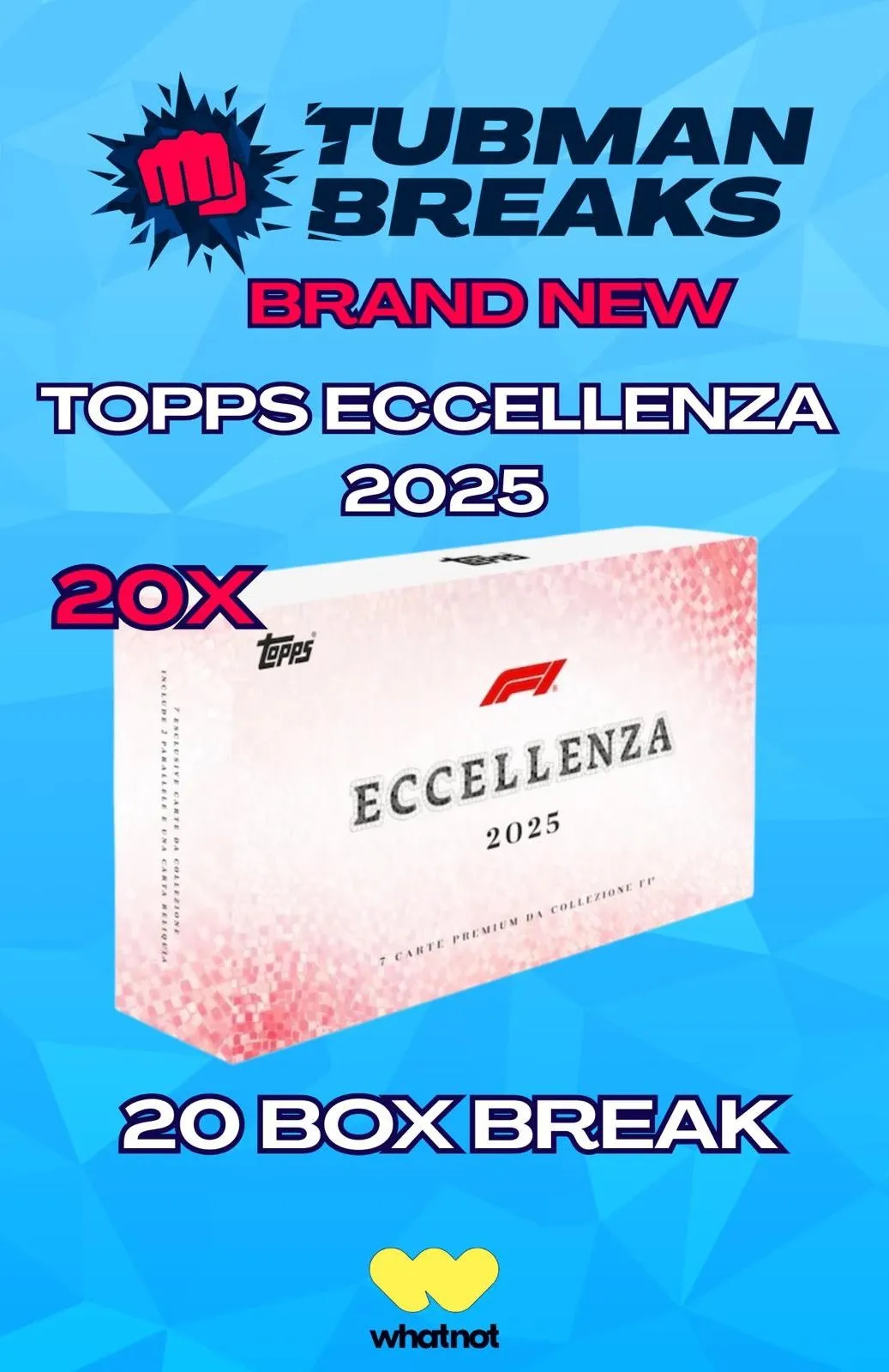 TOPPS ECCELLENZA 2025 20 BOX BREAK!