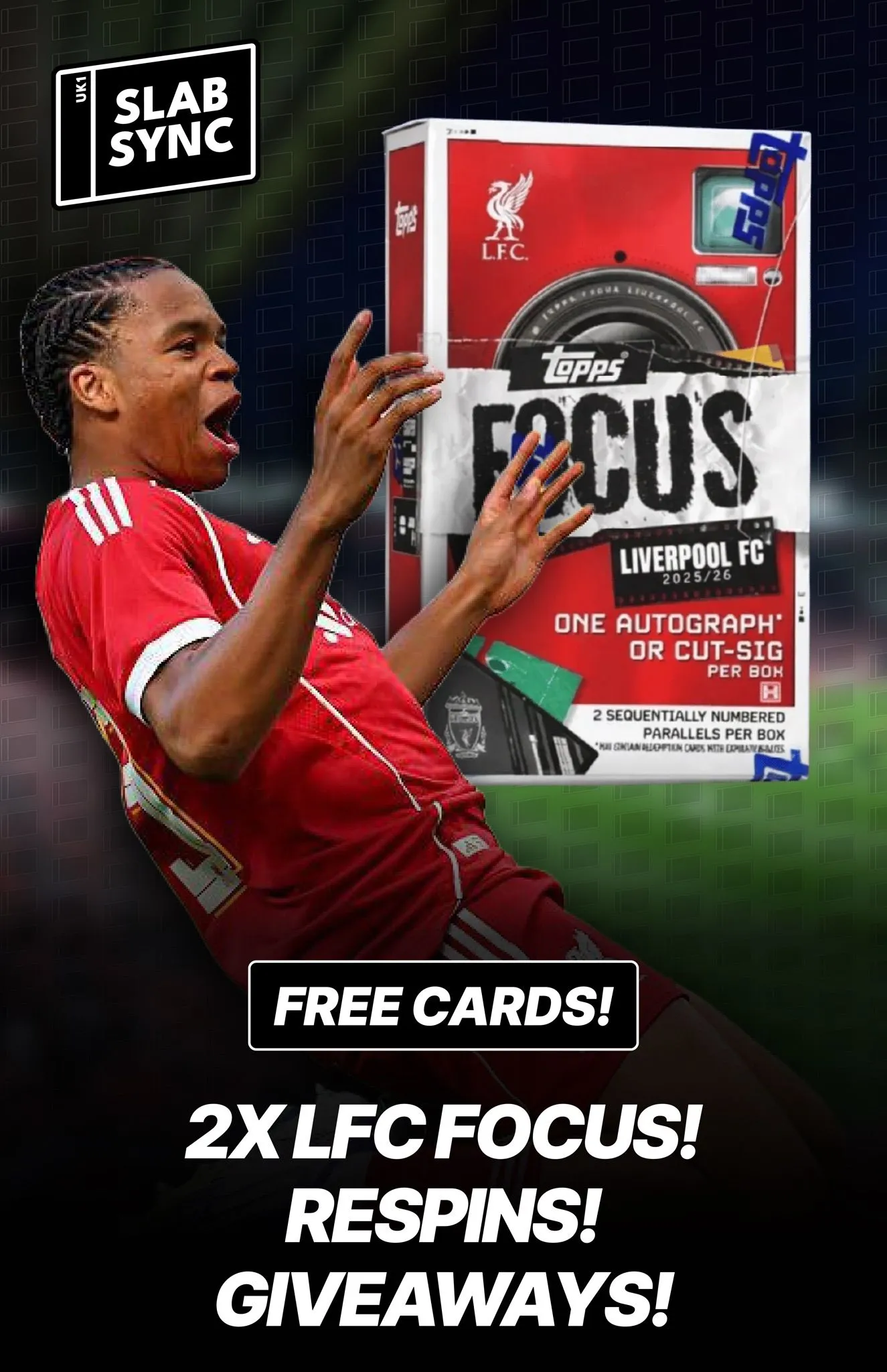 TOPPS FOCUS LIVERPOOL 2025/26!! FREE SLABS! 👀