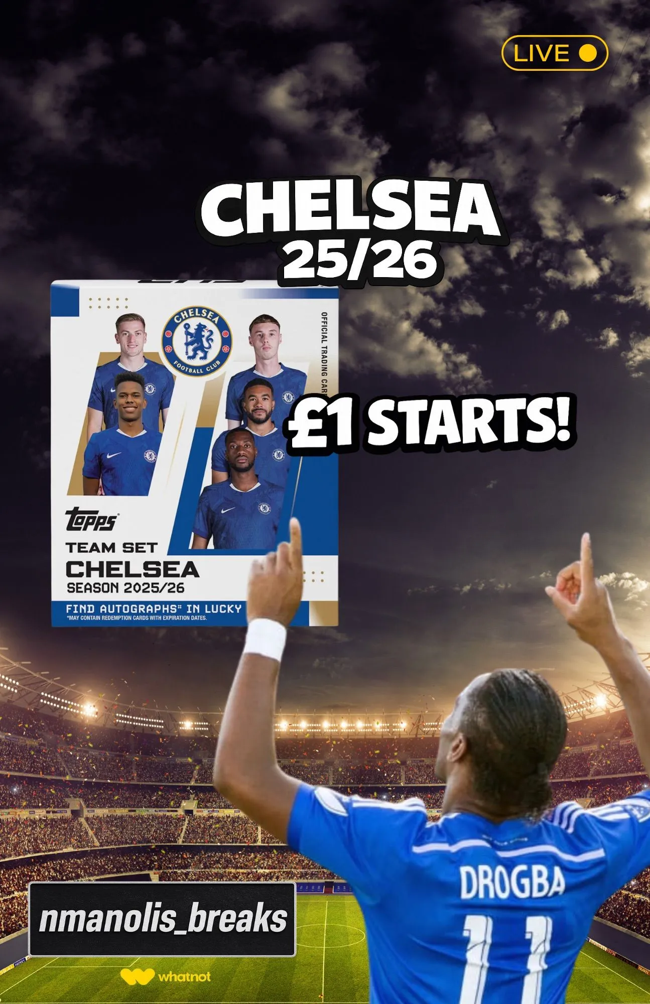 NEW‼️CHELSEA 25/26! £1 STARTS🔥