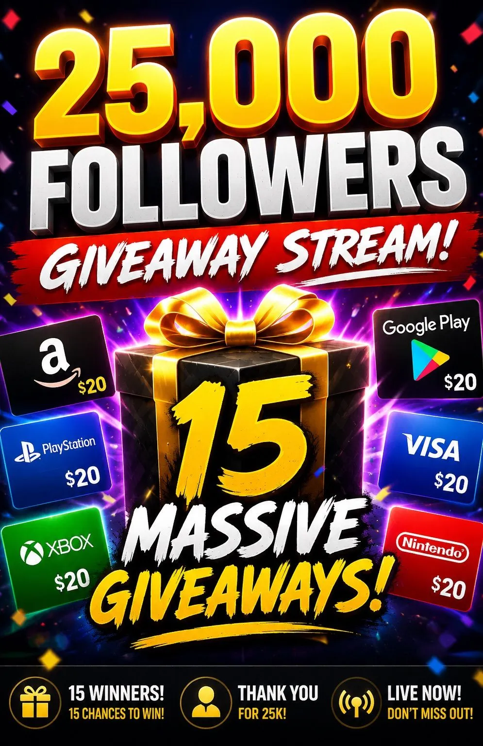 Thumbnail for live show