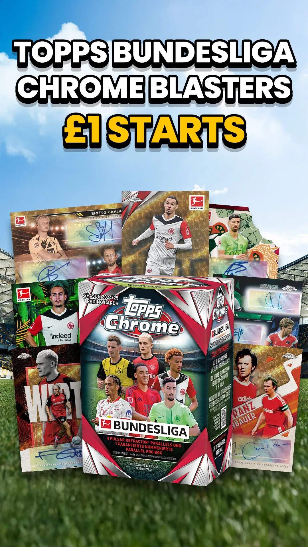 £1 SPOTS!! BUNDESLIGA CHROME BLASTERS!