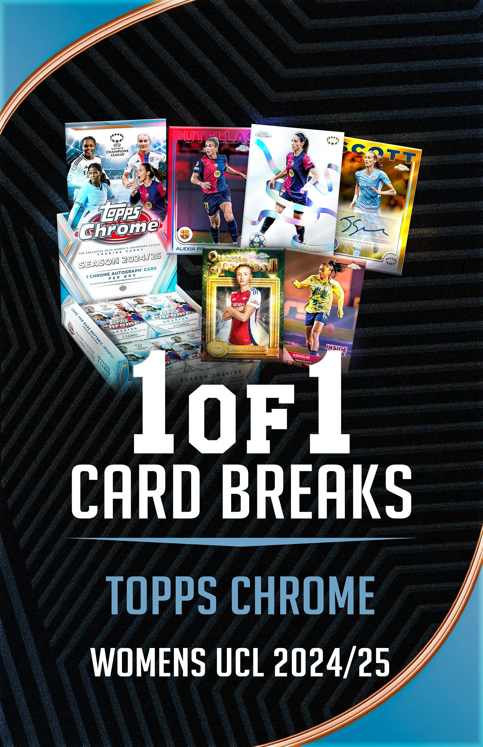 Topps Chrome Women's UCL 24/25 Blasters with Claire